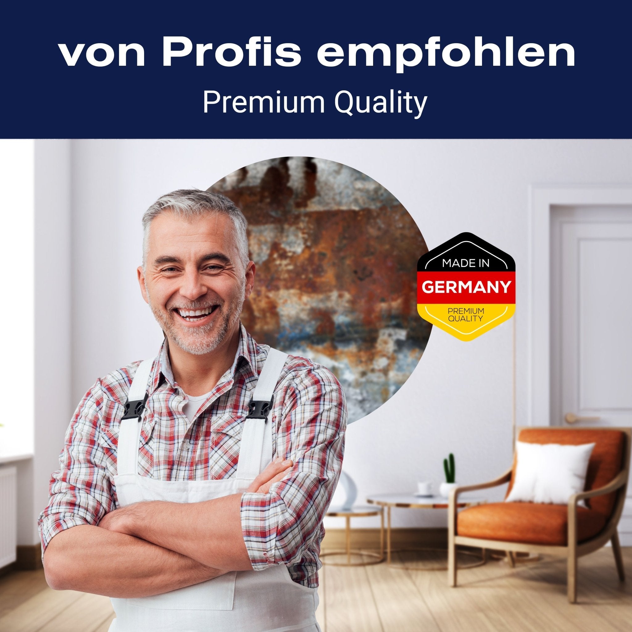 Runde Fototapete Metall rostig M0057 - Bild 5 Runde Fototapete Metall rostig M0057 - Bild 5