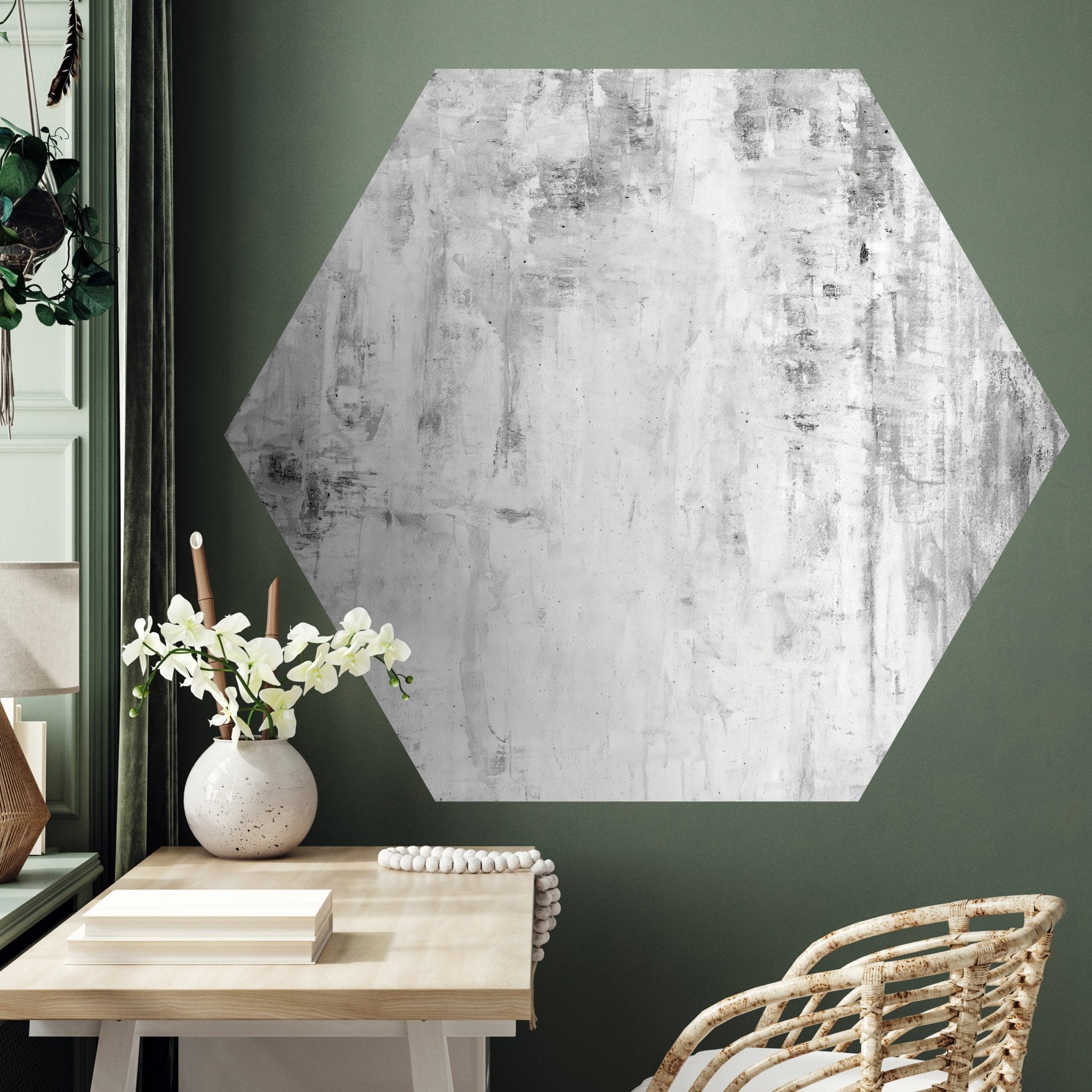 Hexagon-Fototapete Betonwand M0058 - Bild 3 Hexagon-Fototapete Betonwand M0058 - Bild 3
