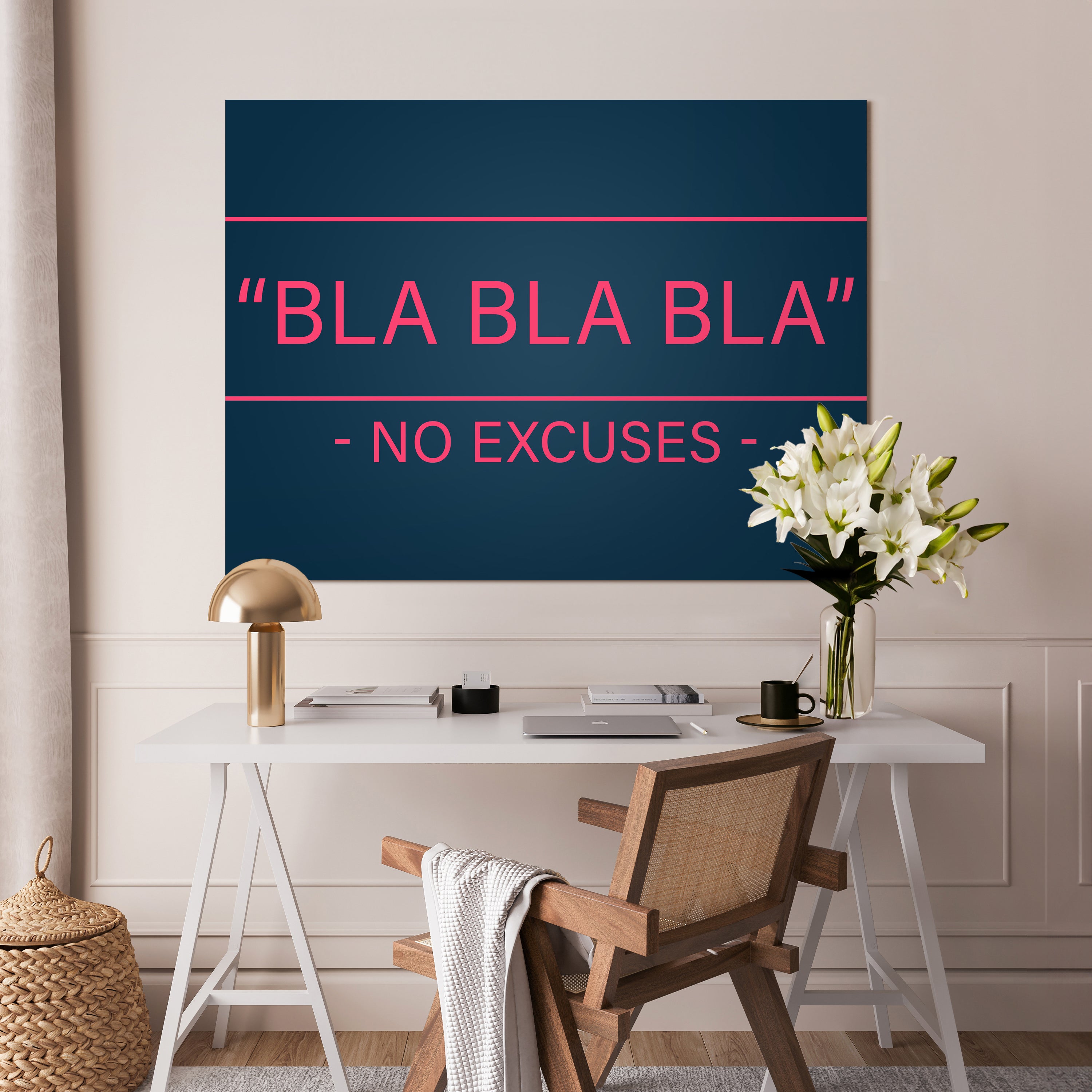 Leinwandbild Motivation, Querformat, no excuses M0058 kaufen - Bild 2 Leinwandbild Motivation, Querformat, no excuses M0058 kaufen - Bild 2