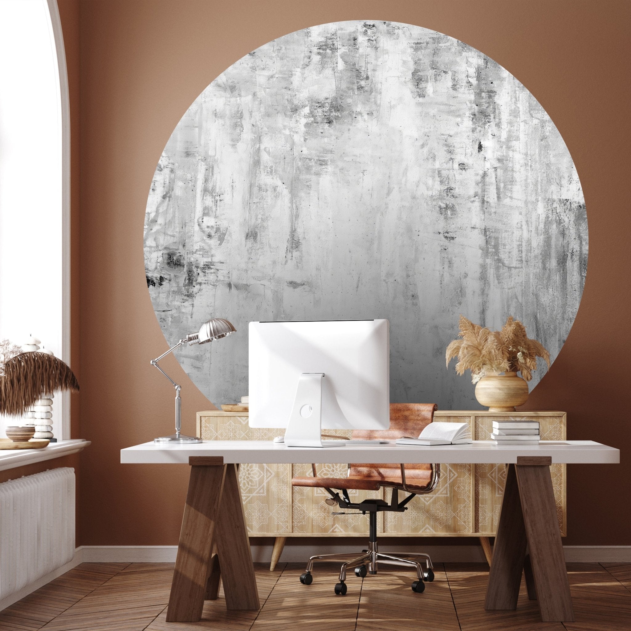 Runde Fototapete Betonwand M0058 - Bild 1 Runde Fototapete Betonwand M0058 - Bild 1