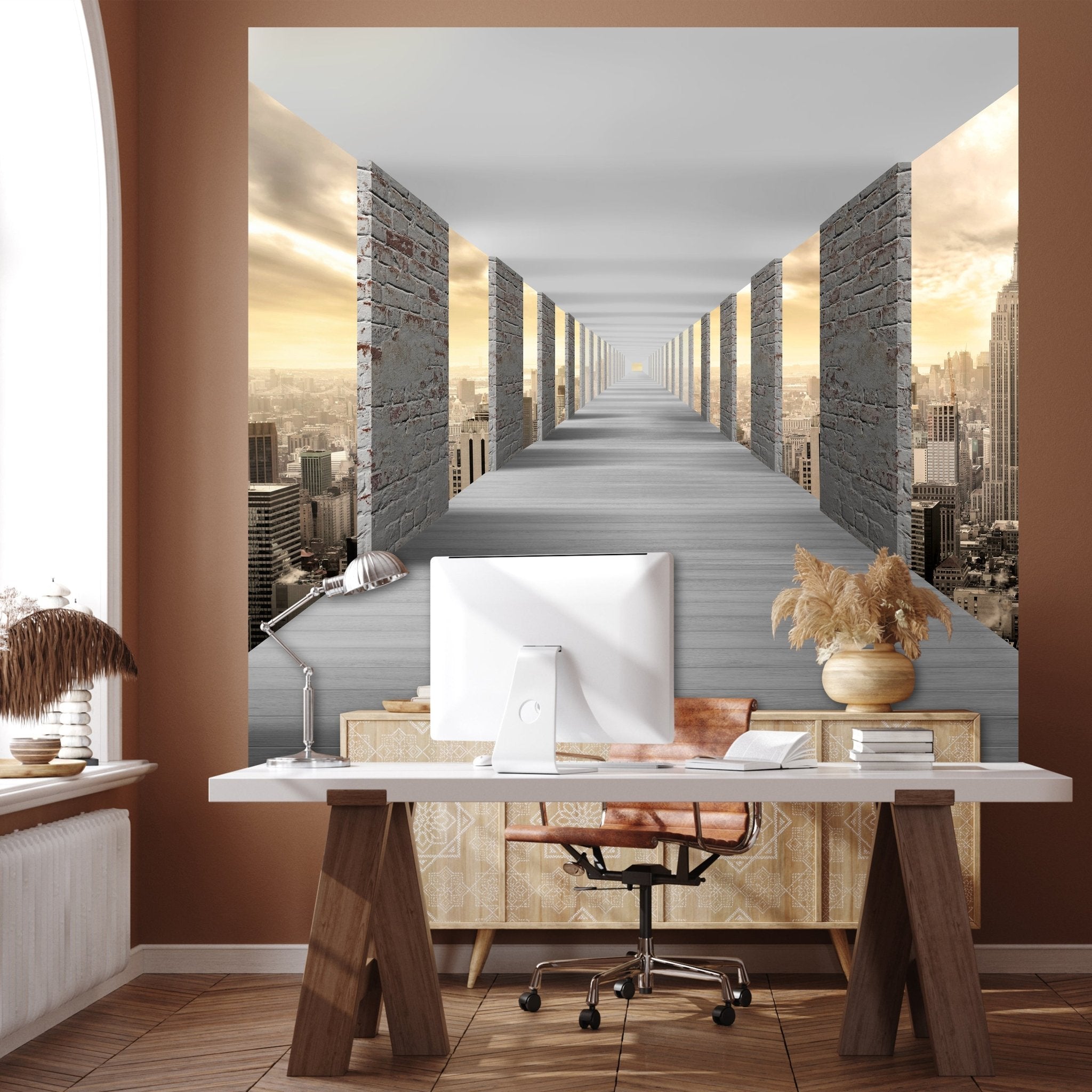 Quadratische Fototapete New York 3D M0059 - Bild 1 Quadratische Fototapete New York 3D M0059 - Bild 1