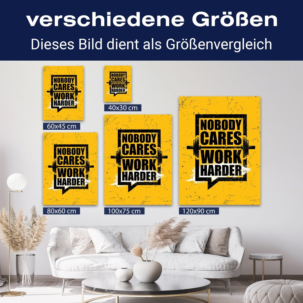 Leinwandbild Motivation, Hochformat, work harder M0060 kaufen - Bild 8 Leinwandbild Motivation, Hochformat, work harder M0060 kaufen - Bild 8