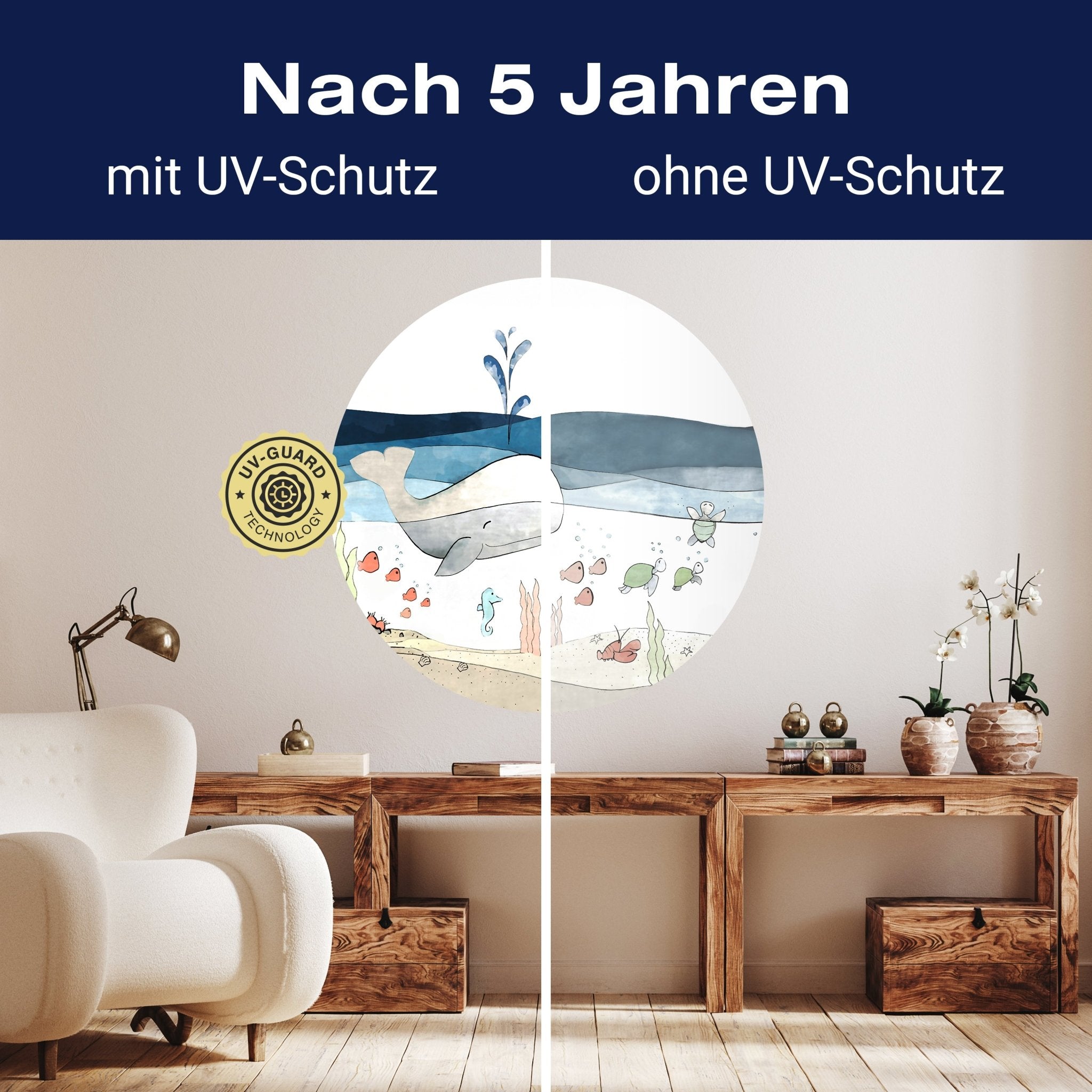 Runde Fototapete Wal Schildkröte Meer M0063 - Bild 9 Runde Fototapete Wal Schildkröte Meer M0063 - Bild 9