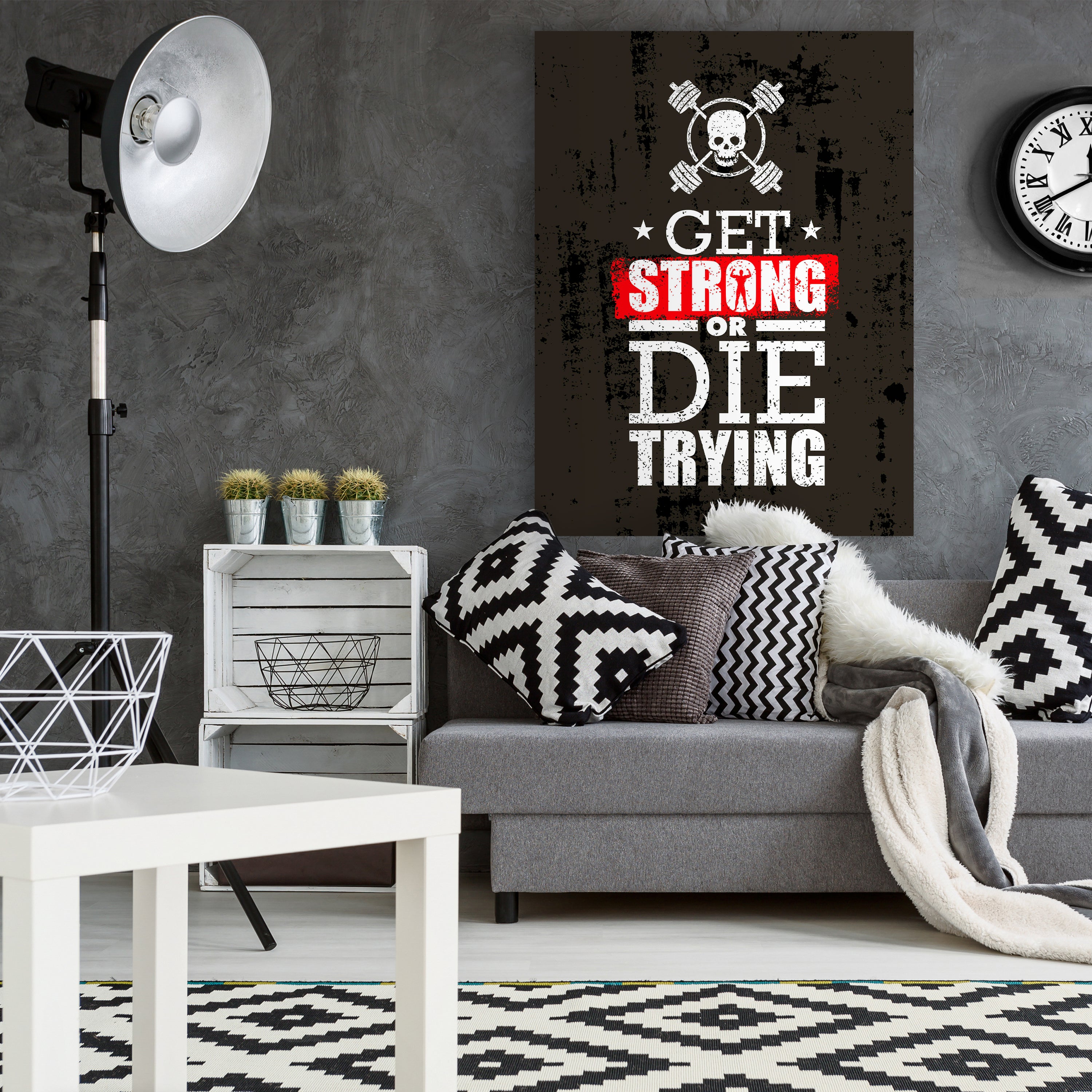 Leinwandbild Motivation, Hochformat, die trying M0064 kaufen - Bild 2 Leinwandbild Motivation, Hochformat, die trying M0064 kaufen - Bild 2