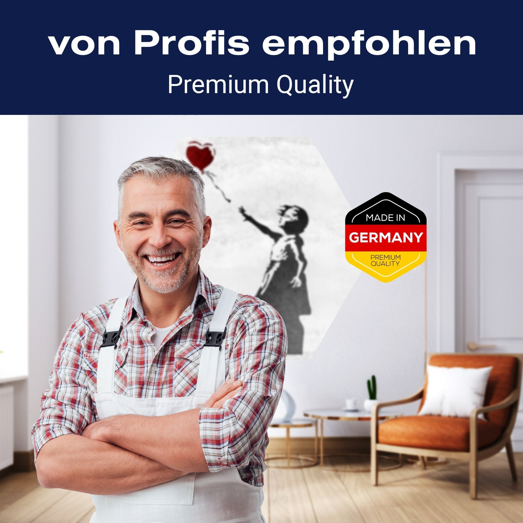 Hexagon-Fototapete Banksy Street Art M0065 - Bild 5 Hexagon-Fototapete Banksy Street Art M0065 - Bild 5