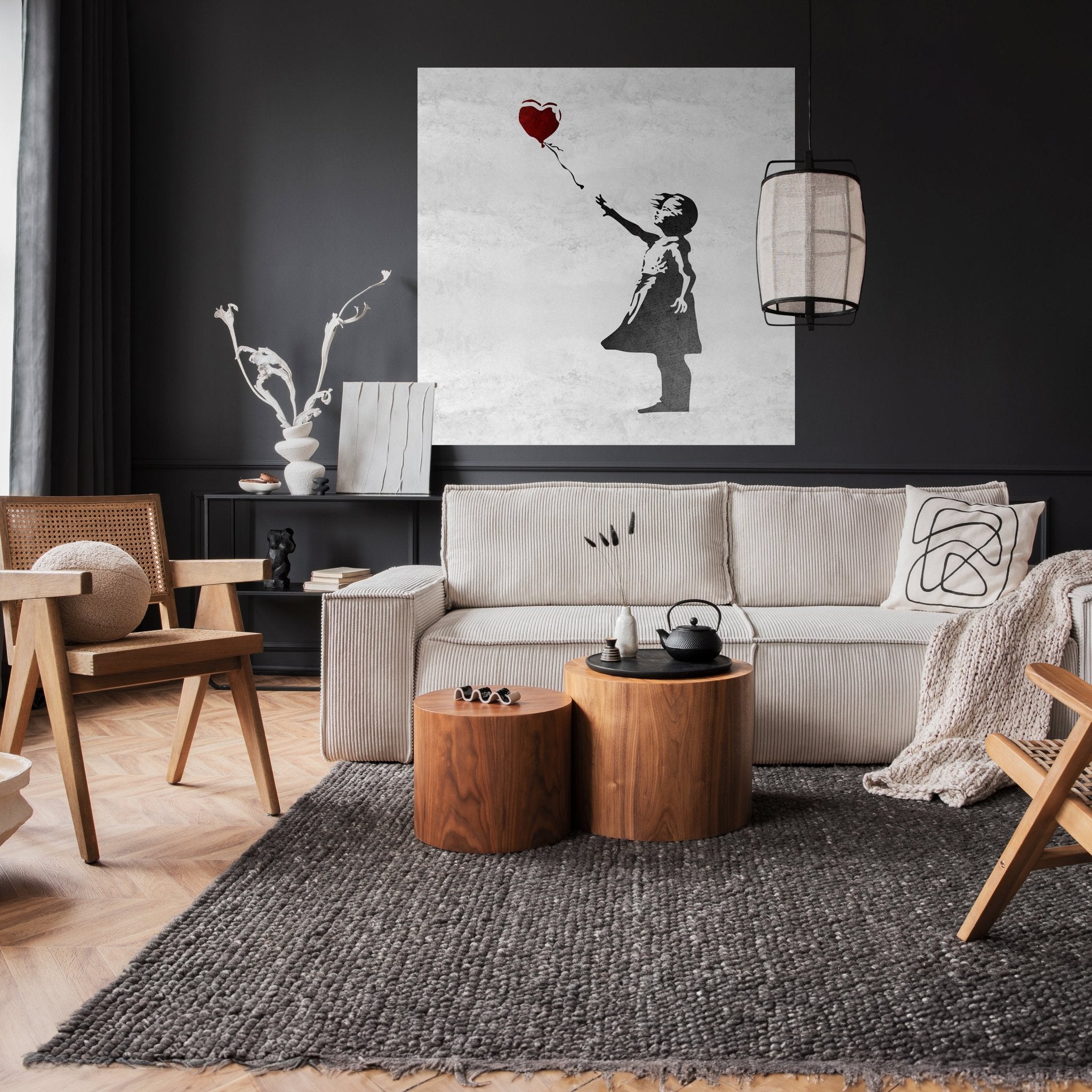 Quadratische Fototapete Banksy Street Art M0065 - Bild 2 Quadratische Fototapete Banksy Street Art M0065 - Bild 2