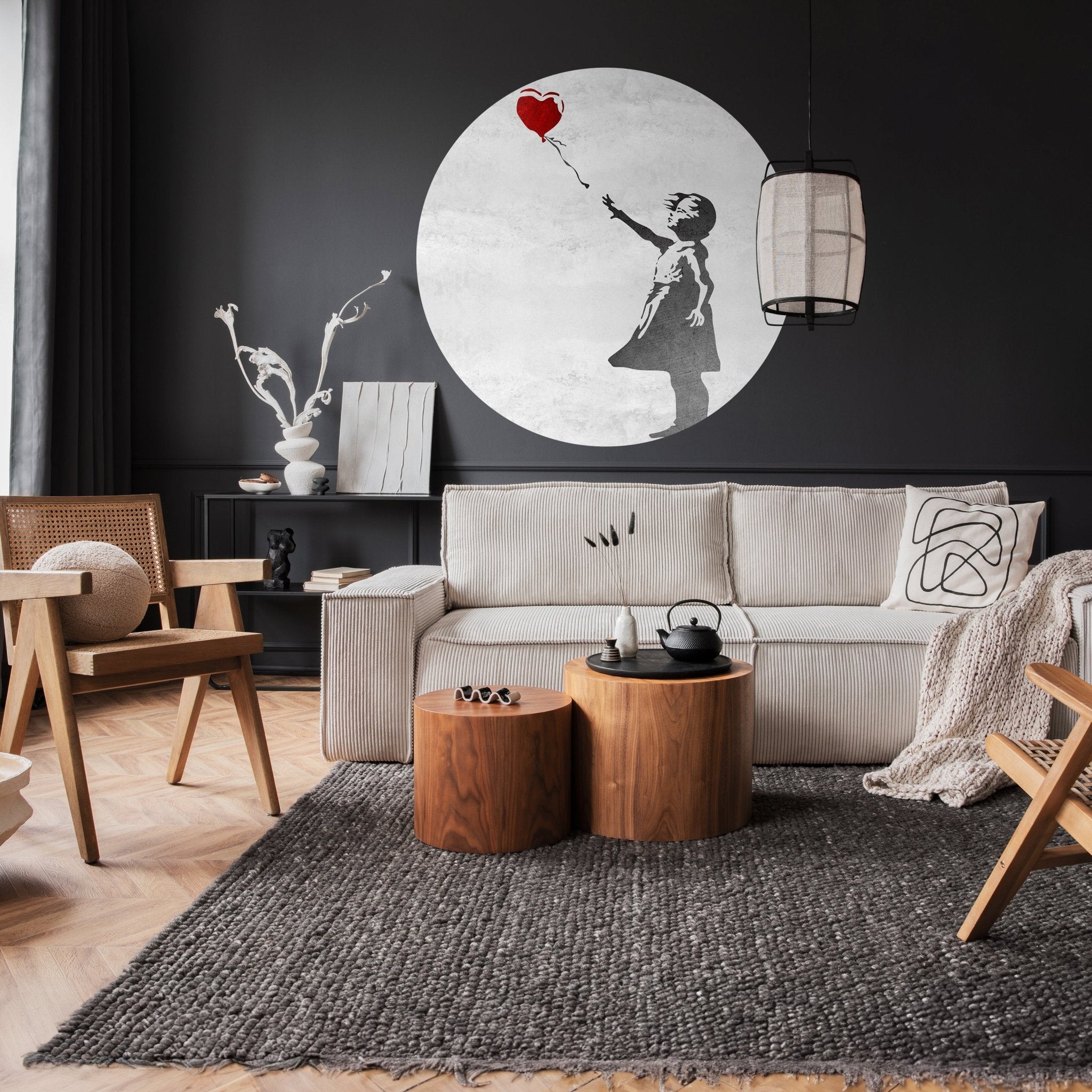 Runde Fototapete Banksy Street Art M0065 - Bild 2 Runde Fototapete Banksy Street Art M0065 - Bild 2