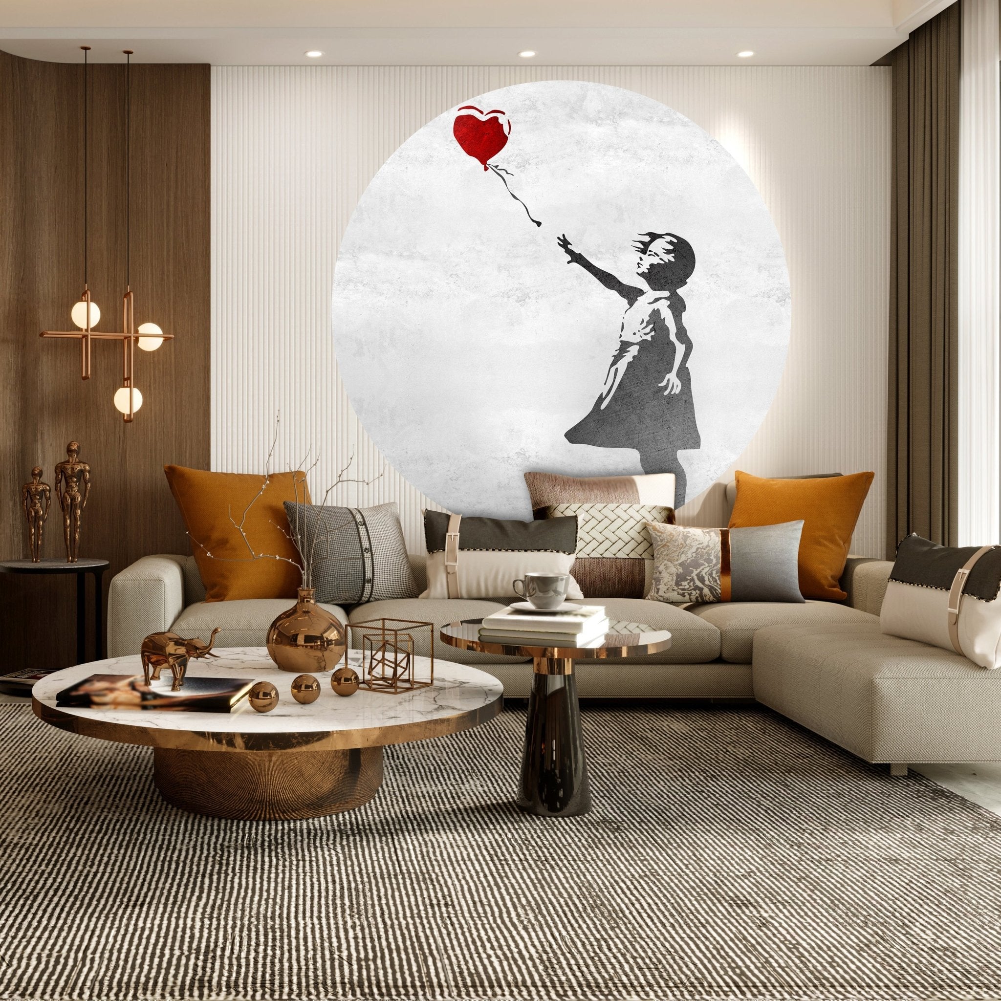 Runde Fototapete Banksy Street Art M0065 - Bild 3 Runde Fototapete Banksy Street Art M0065 - Bild 3