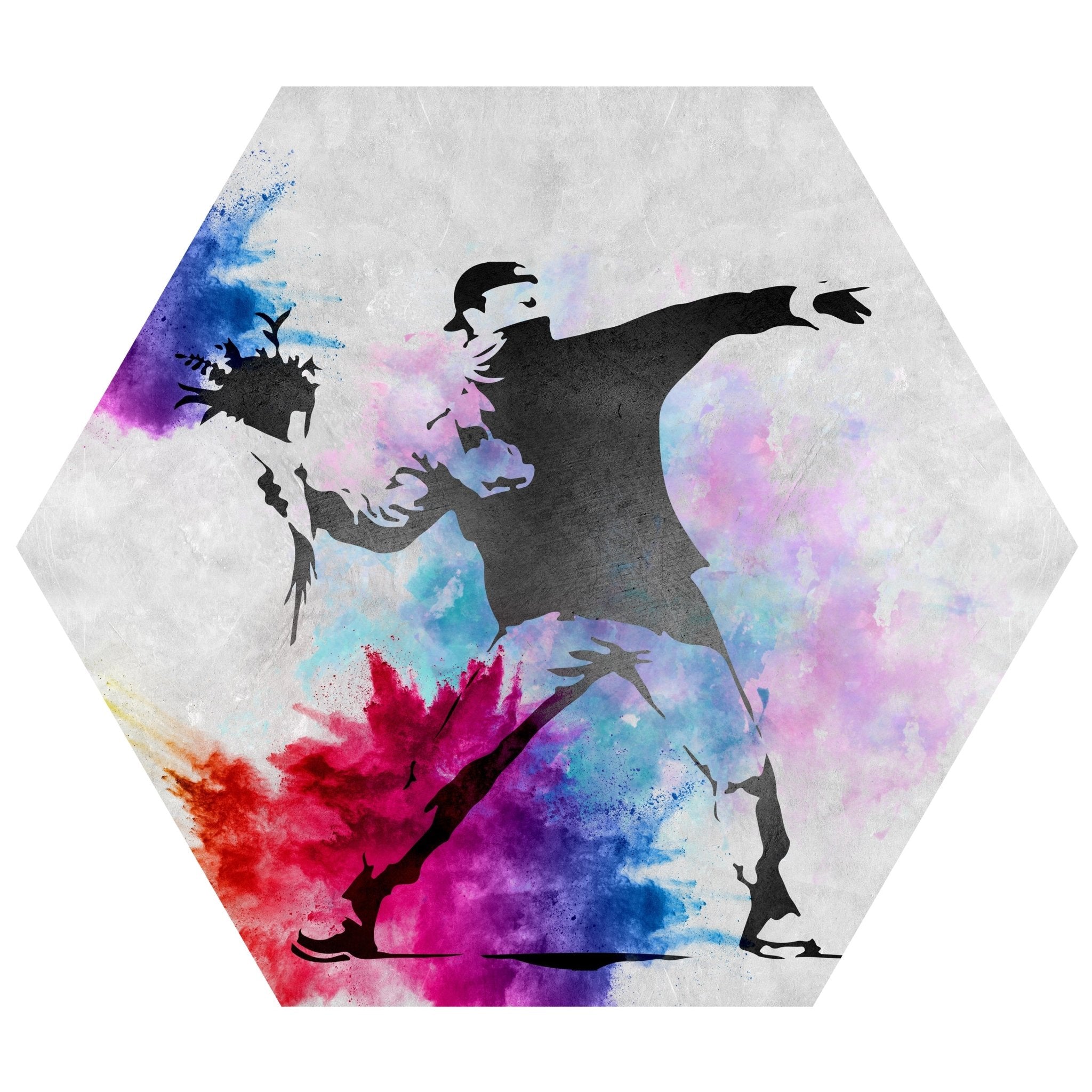 Hexagon-Fototapete Banksy Street Art M0066 - Bild 11 Hexagon-Fototapete Banksy Street Art M0066 - Bild 11