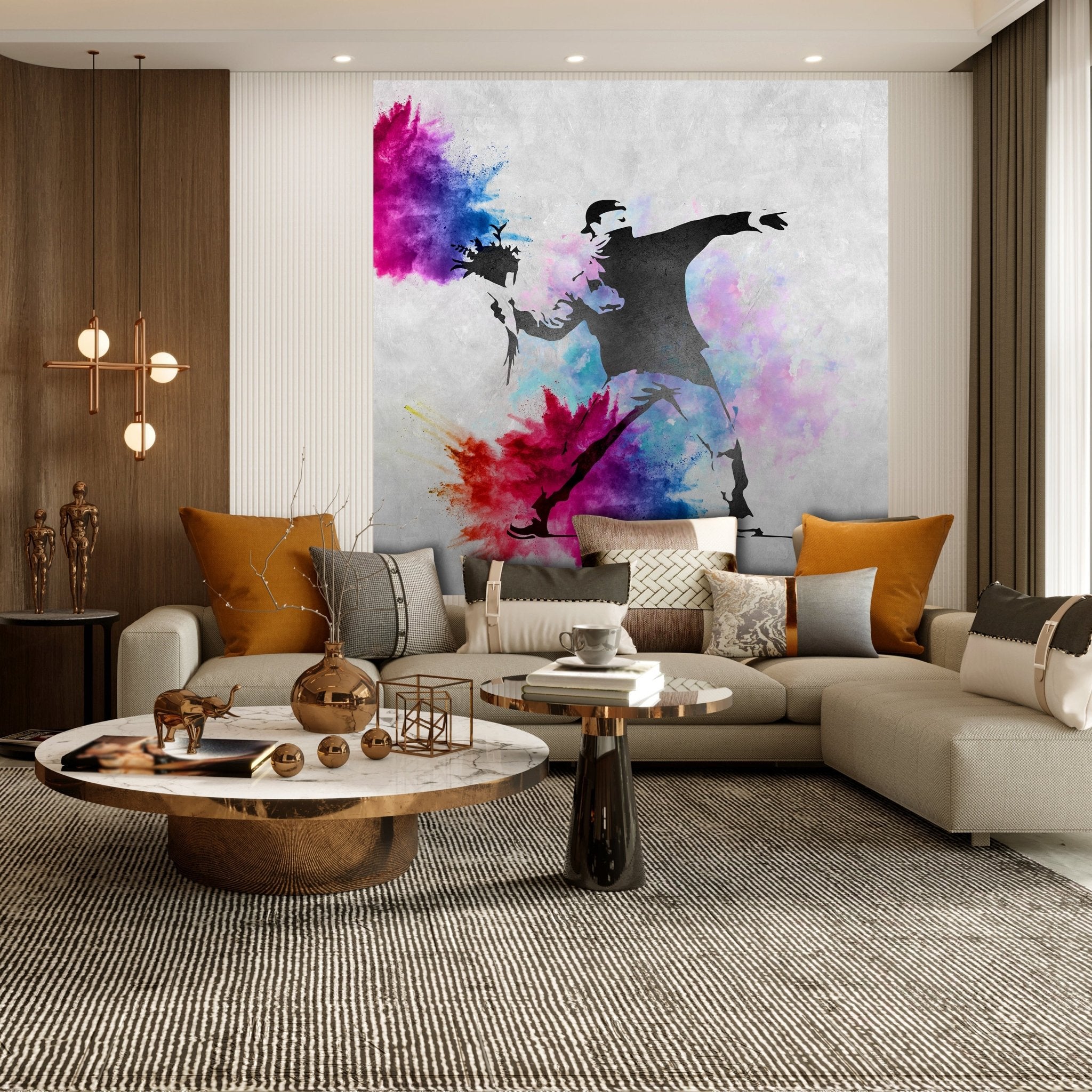 Quadratische Fototapete Banksy Street Art M0066 - Bild 3 Quadratische Fototapete Banksy Street Art M0066 - Bild 3