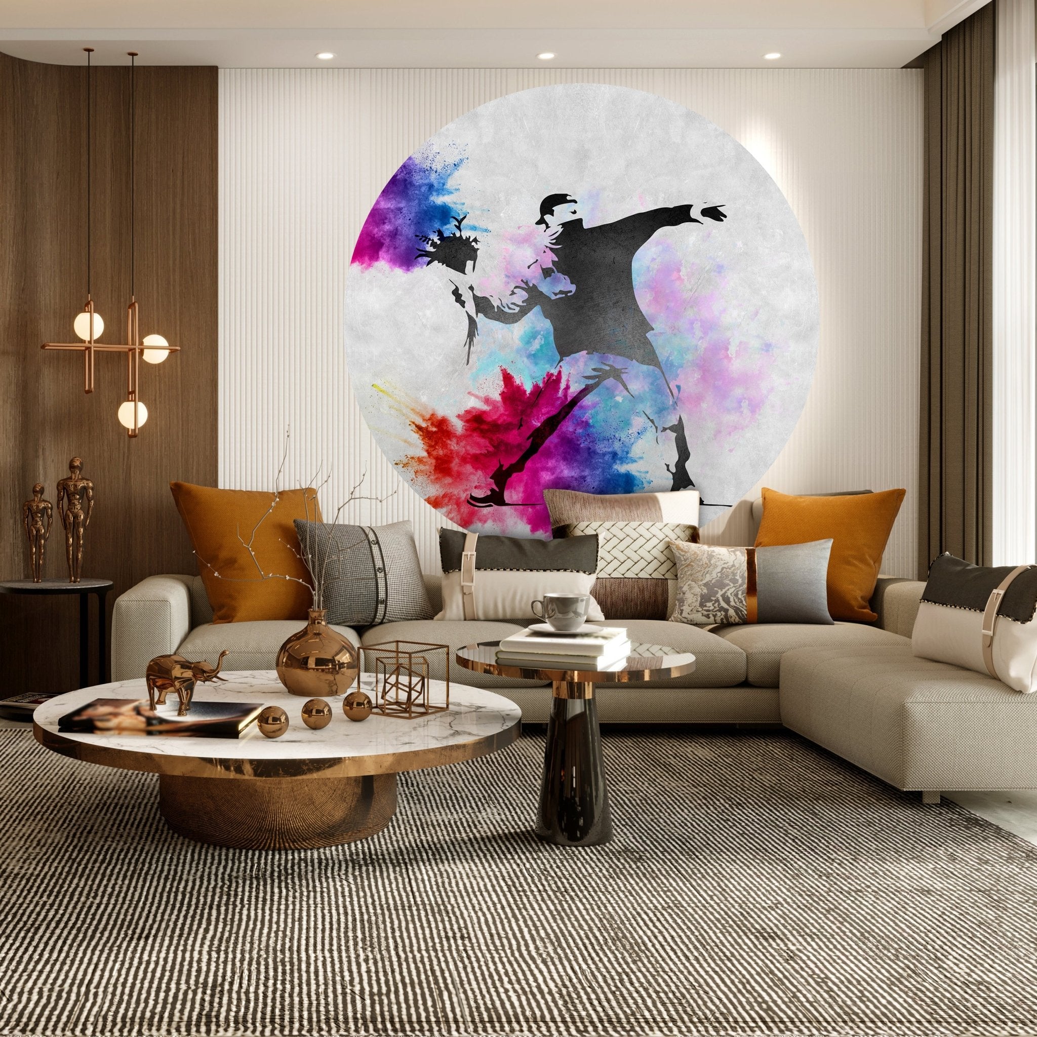 Runde Fototapete Banksy Street Art M0066 - Bild 3 Runde Fototapete Banksy Street Art M0066 - Bild 3