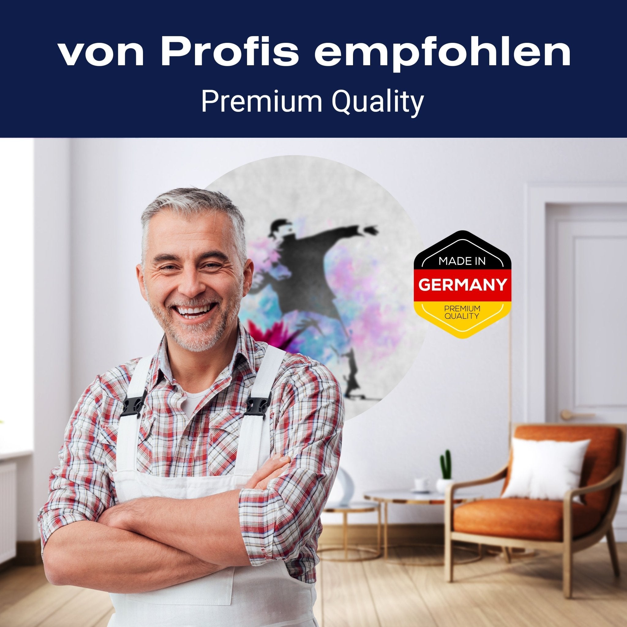 Runde Fototapete Banksy Street Art M0066 - Bild 5 Runde Fototapete Banksy Street Art M0066 - Bild 5