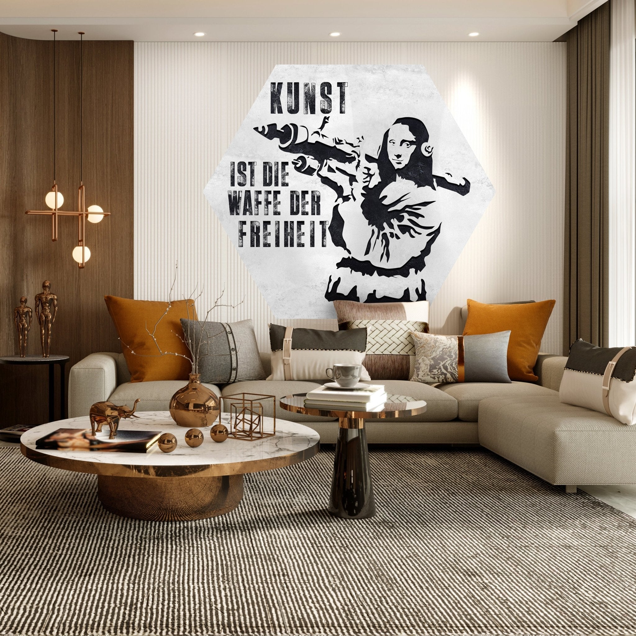 Hexagon-Fototapete Banksy Street Art M0067 - Bild 3 Hexagon-Fototapete Banksy Street Art M0067 - Bild 3