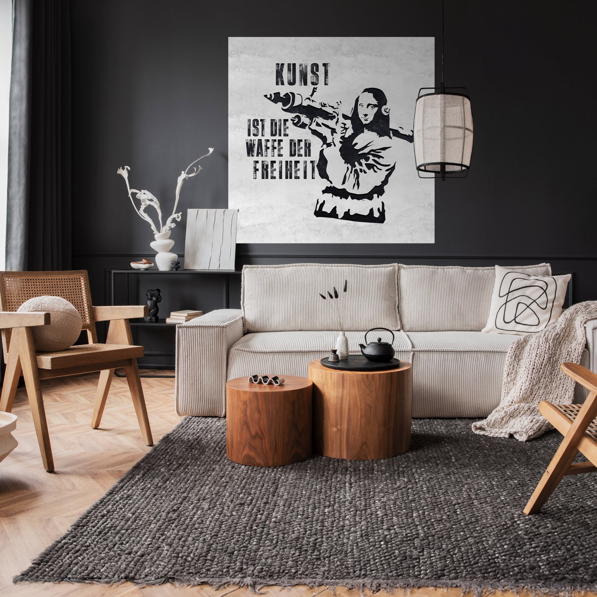 Quadratische Fototapete Banksy Street Art M0067 - Bild 2 Quadratische Fototapete Banksy Street Art M0067 - Bild 2