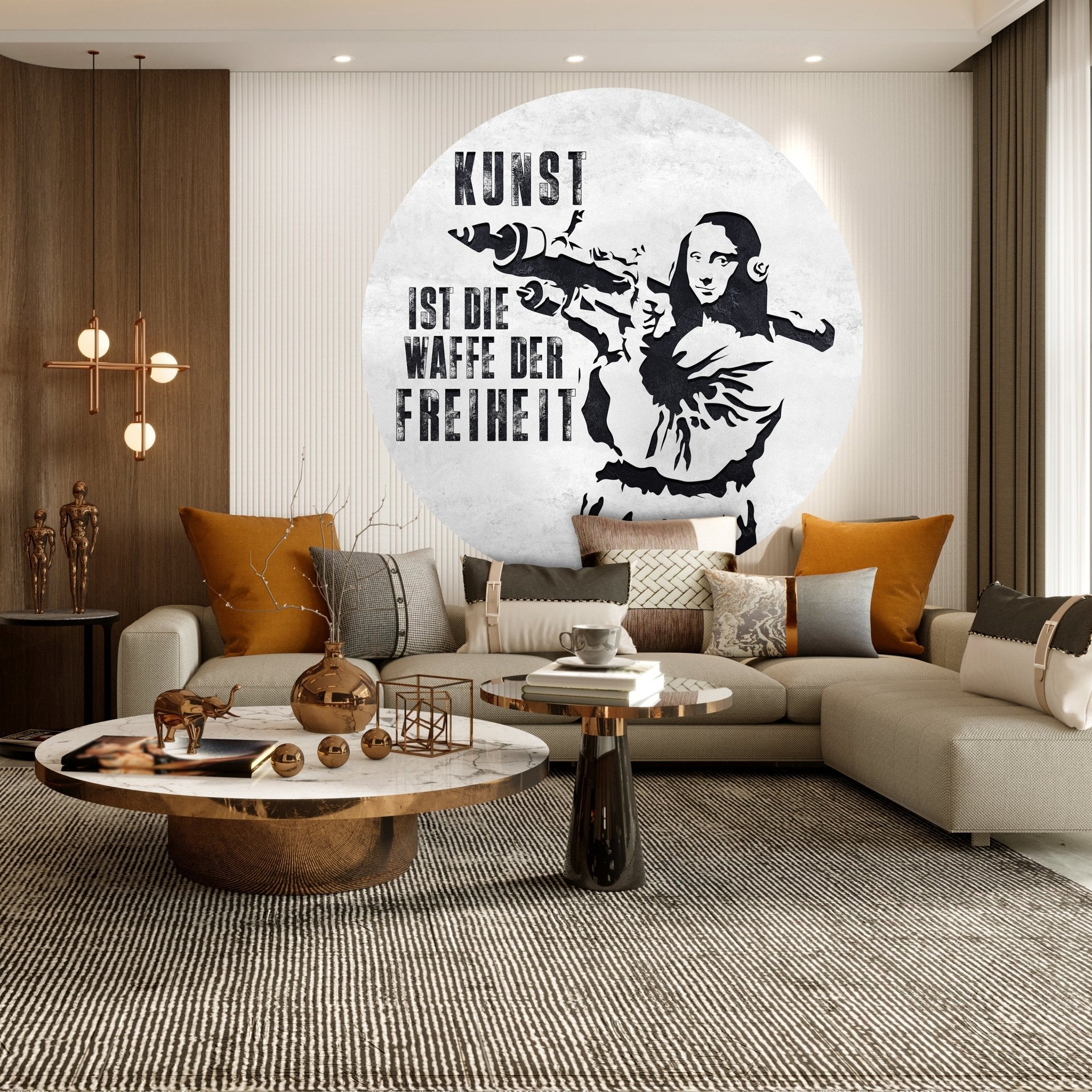 Runde Fototapete Banksy Street Art M0067 - Bild 3 Runde Fototapete Banksy Street Art M0067 - Bild 3