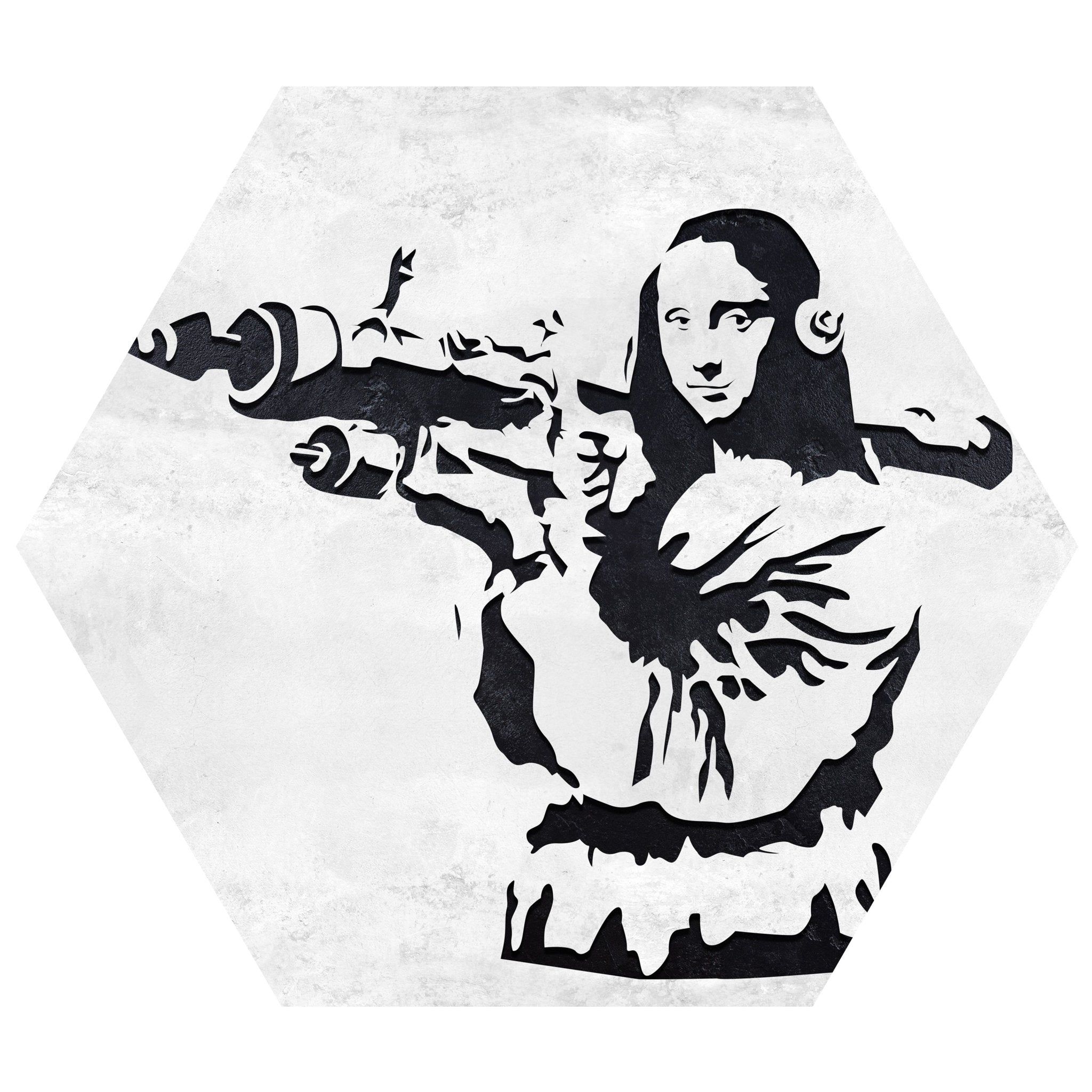 Hexagon-Fototapete Banksy Street Art M0069 - Bild 11 Hexagon-Fototapete Banksy Street Art M0069 - Bild 11