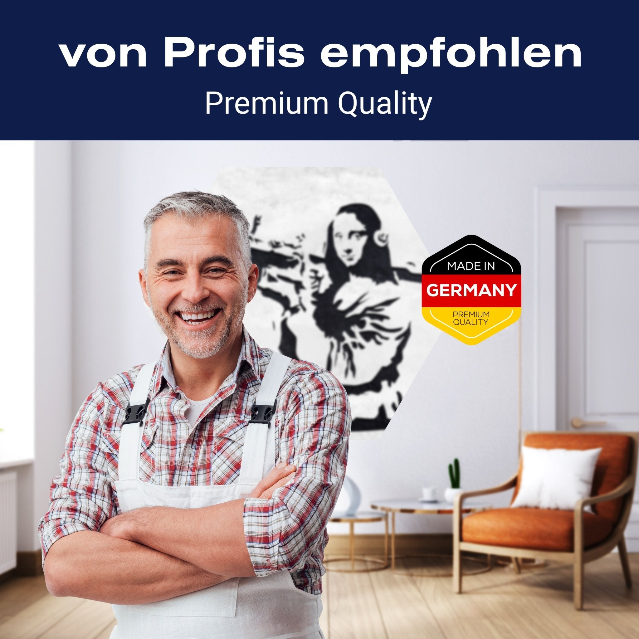 Hexagon-Fototapete Banksy Street Art M0069 - Bild 5 Hexagon-Fototapete Banksy Street Art M0069 - Bild 5