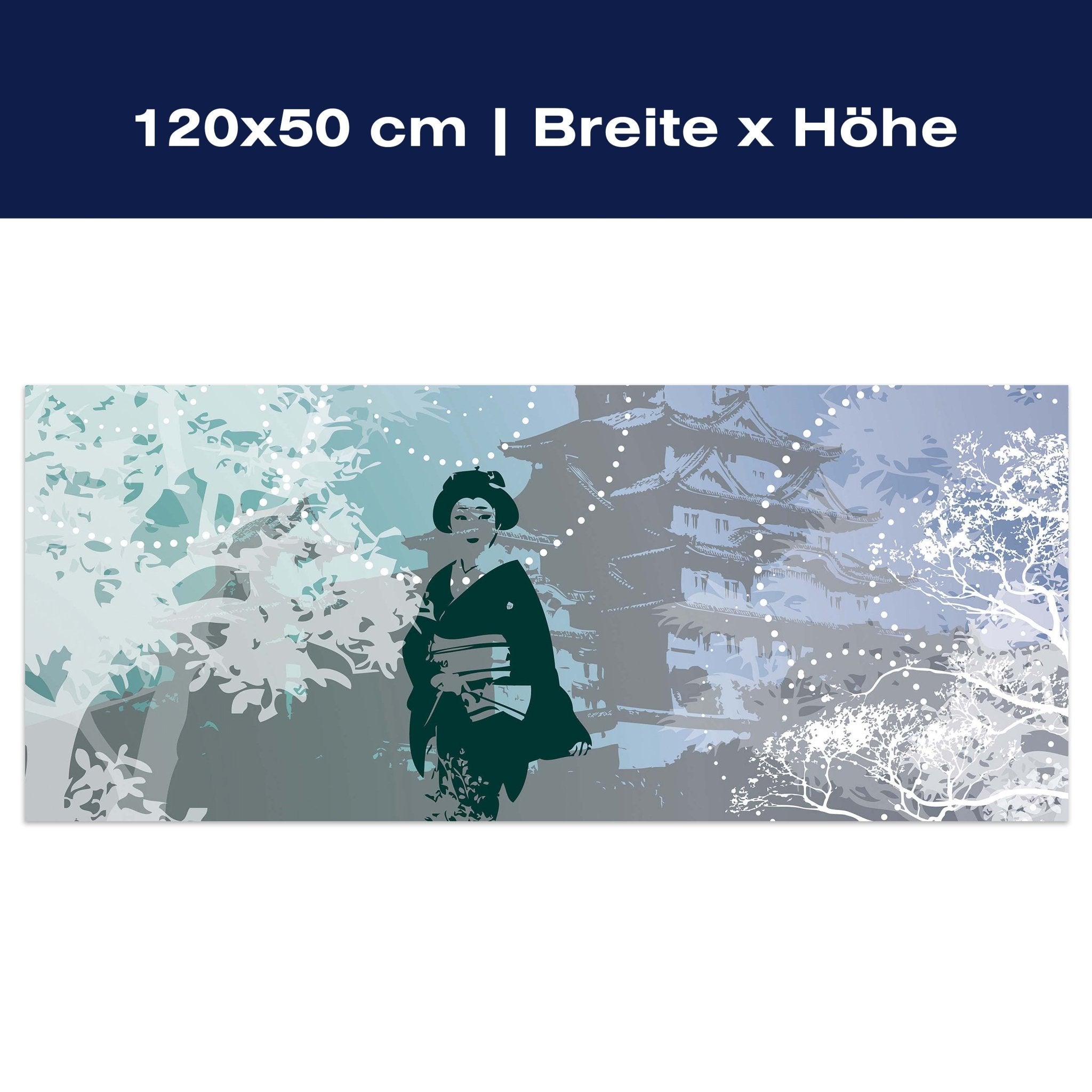 Leinwandbild Old Floral Asia M0069 Leinwandbild Old Floral Asia M0069