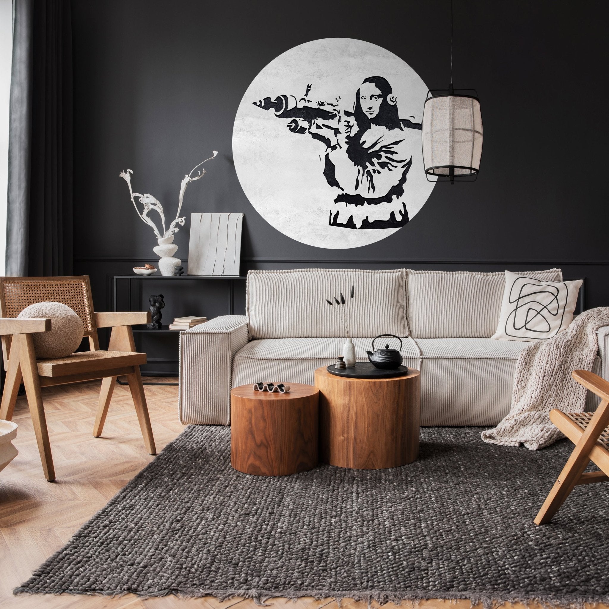 Runde Fototapete Banksy Street Art M0069 - Bild 2 Runde Fototapete Banksy Street Art M0069 - Bild 2