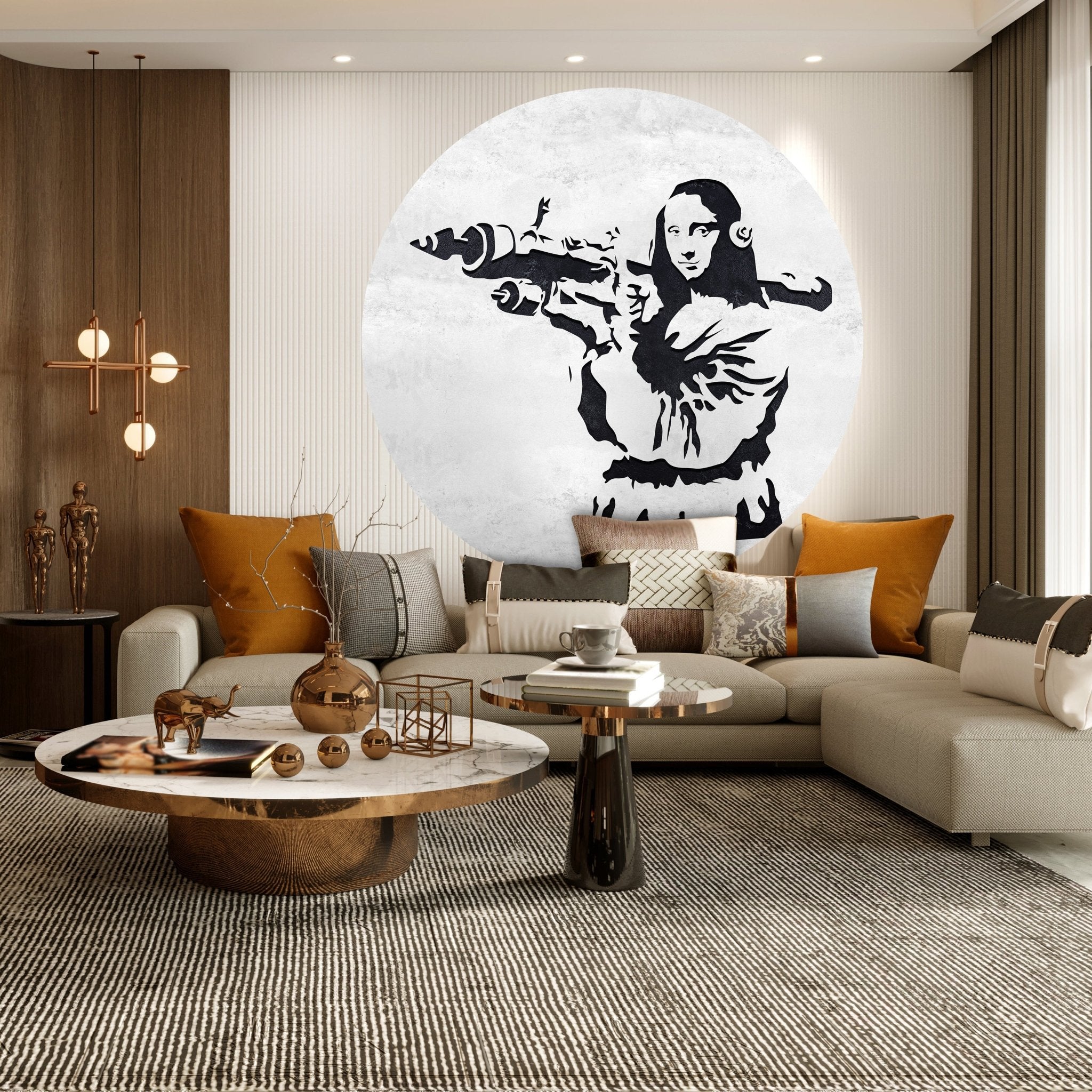 Runde Fototapete Banksy Street Art M0069 - Bild 3 Runde Fototapete Banksy Street Art M0069 - Bild 3