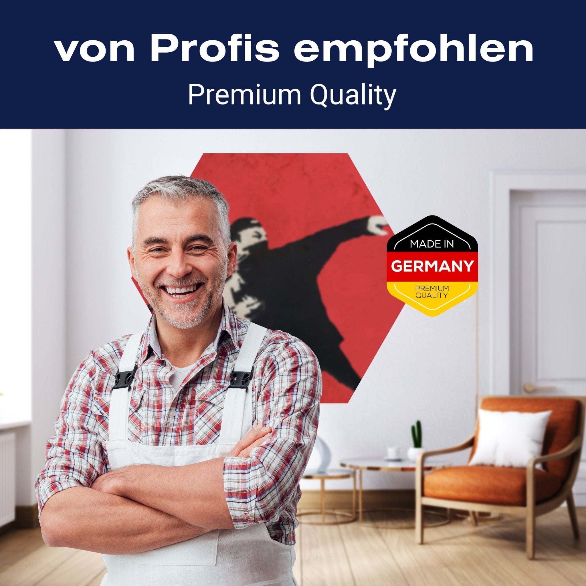 Hexagon-Fototapete Banksy Street Art M0070 - Bild 5 Hexagon-Fototapete Banksy Street Art M0070 - Bild 5