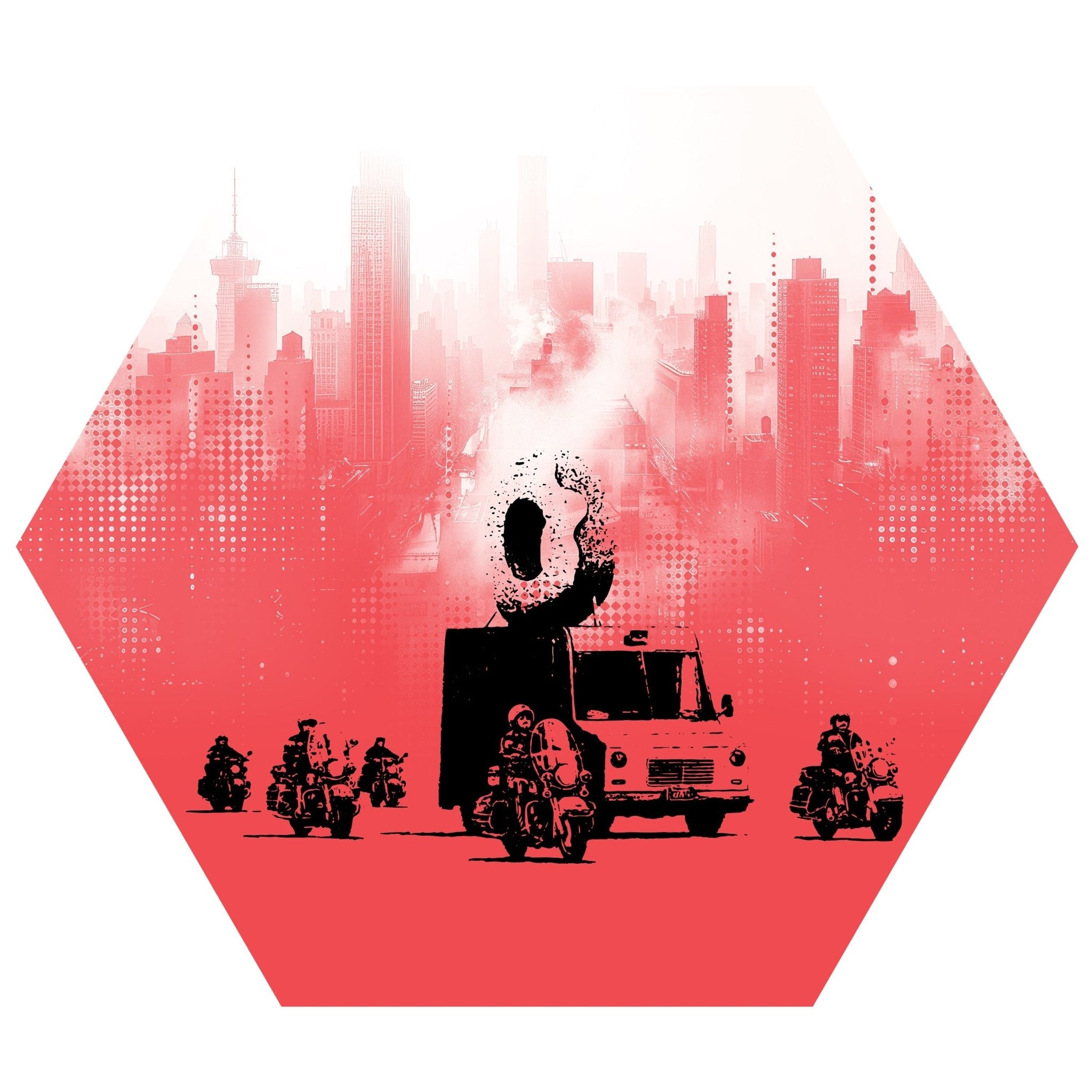 Hexagon-Fototapete Banksy Street Art M0071 - Bild 11 Hexagon-Fototapete Banksy Street Art M0071 - Bild 11