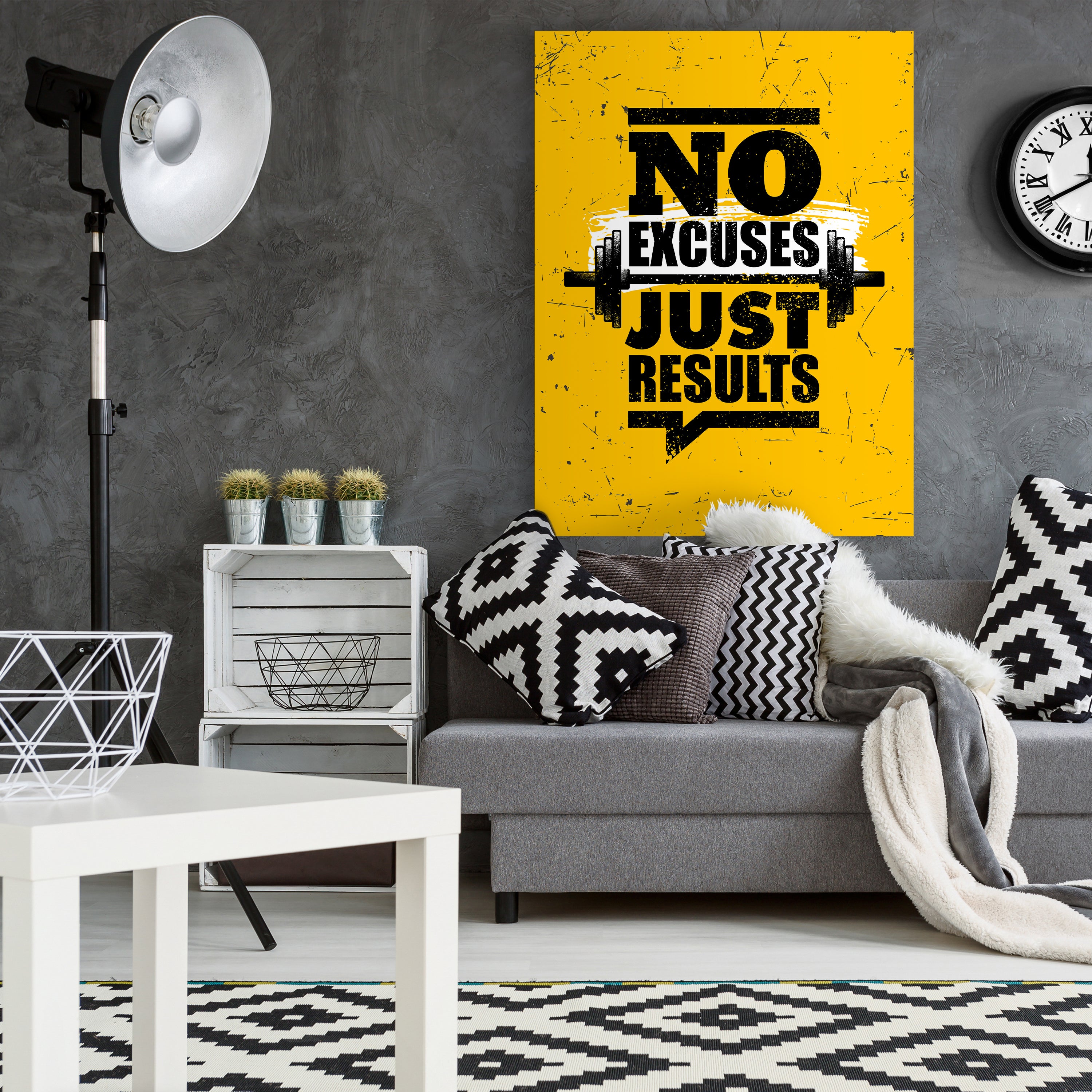 Leinwandbild Motivation, Hochformat, just results M0071 kaufen - Bild 2 Leinwandbild Motivation, Hochformat, just results M0071 kaufen - Bild 2