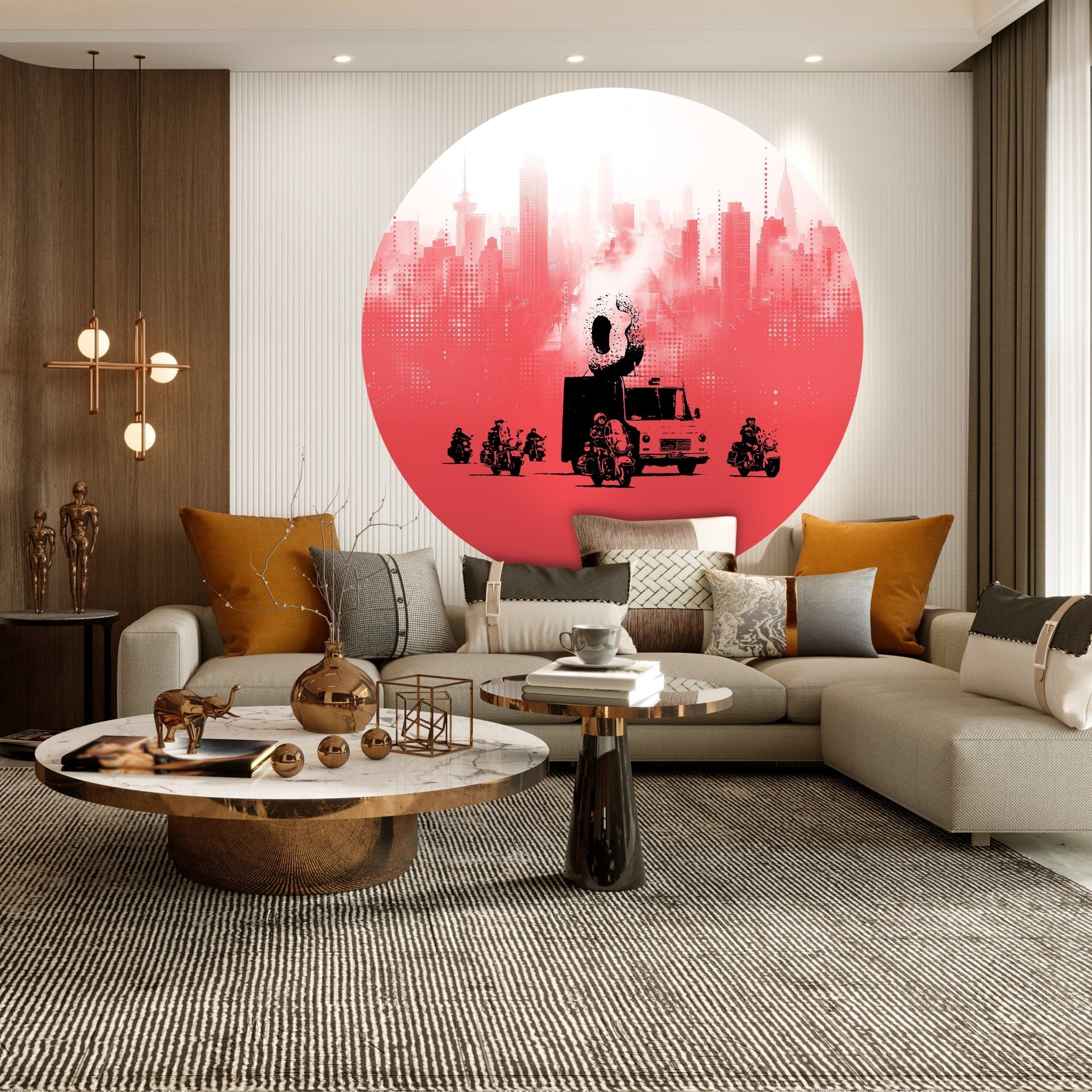 Runde Fototapete Banksy Street Art M0071 - Bild 3 Runde Fototapete Banksy Street Art M0071 - Bild 3