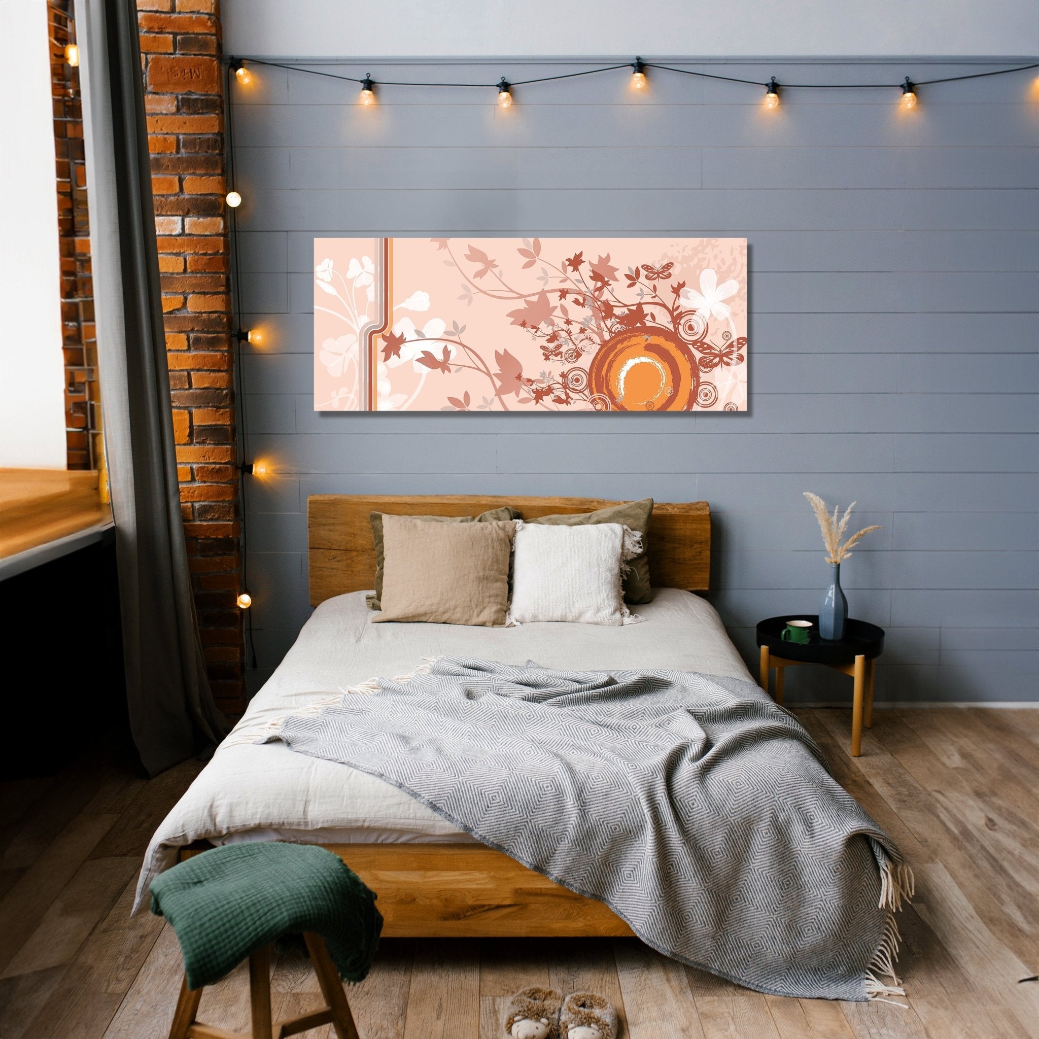 Leinwandbild Nude Circle Floral M0072 kaufen - Bild 2 Leinwandbild Nude Circle Floral M0072 kaufen - Bild 2