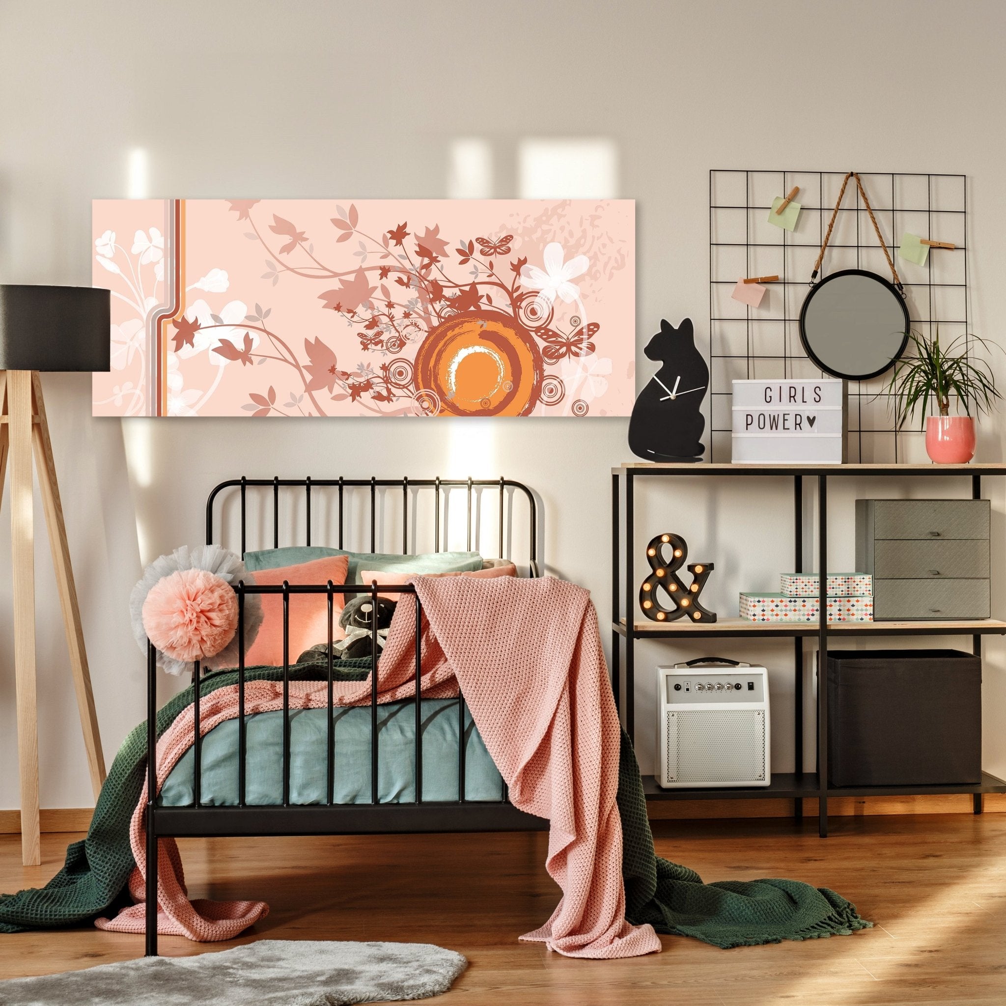 Leinwandbild Nude Circle Floral M0072 kaufen - Bild 3 Leinwandbild Nude Circle Floral M0072 kaufen - Bild 3