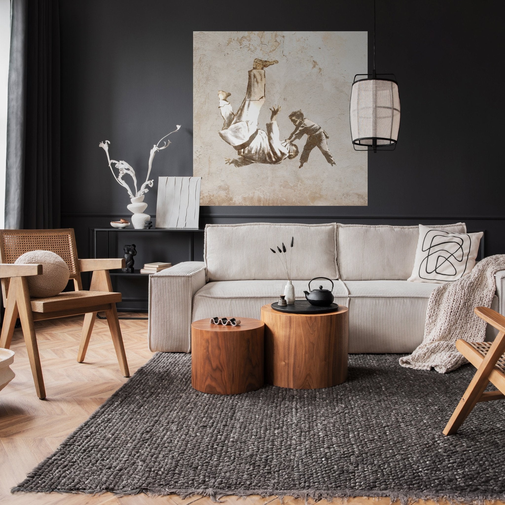 Quadratische Fototapete Banksy M0072 - Bild 2 Quadratische Fototapete Banksy M0072 - Bild 2