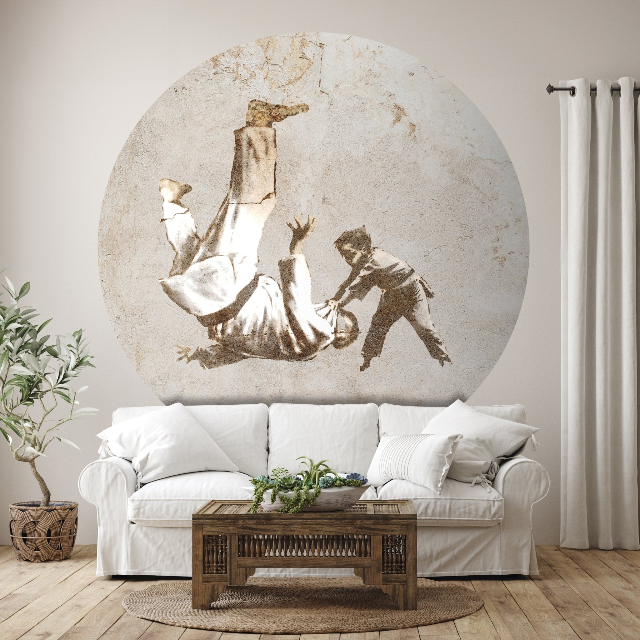 Runde Fototapete Banksy M0072 - Bild 1 Runde Fototapete Banksy M0072 - Bild 1