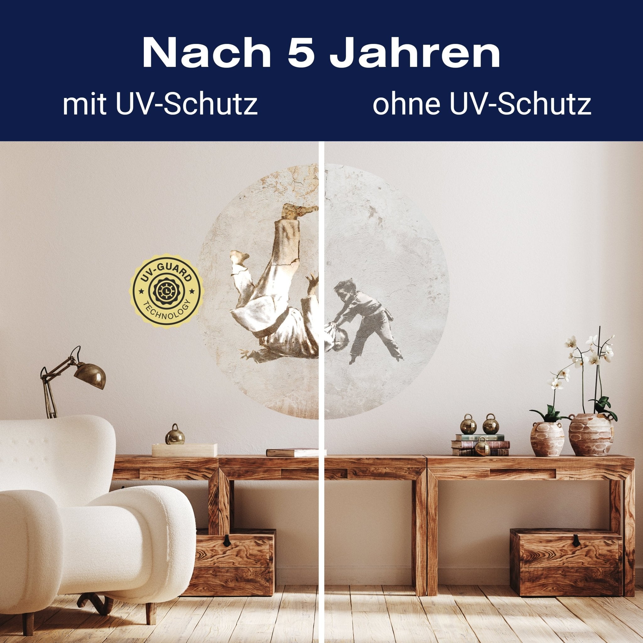 Runde Fototapete Banksy M0072 - Bild 9 Runde Fototapete Banksy M0072 - Bild 9