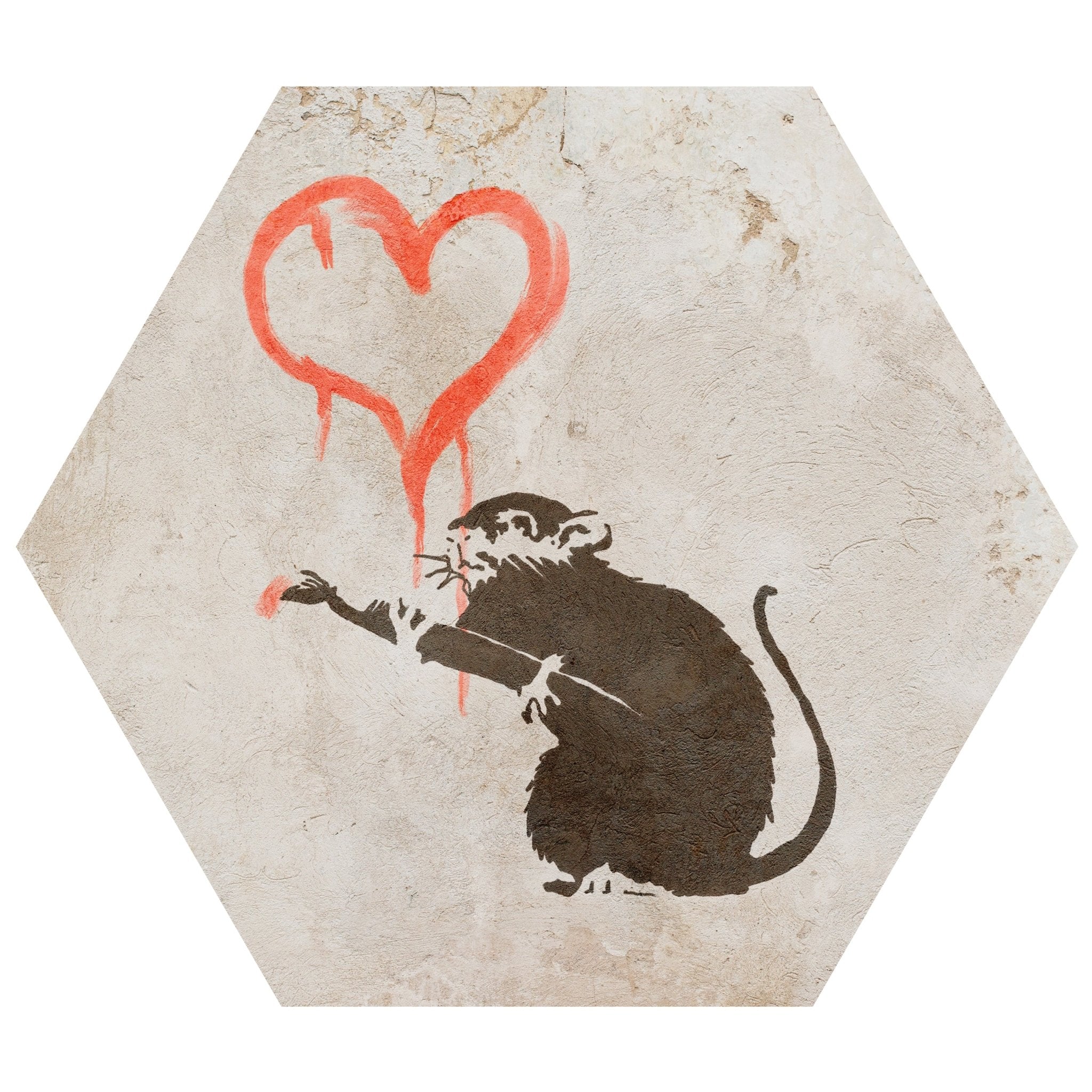 Hexagon-Fototapete Banksy Street Art M0073 - Bild 11 Hexagon-Fototapete Banksy Street Art M0073 - Bild 11