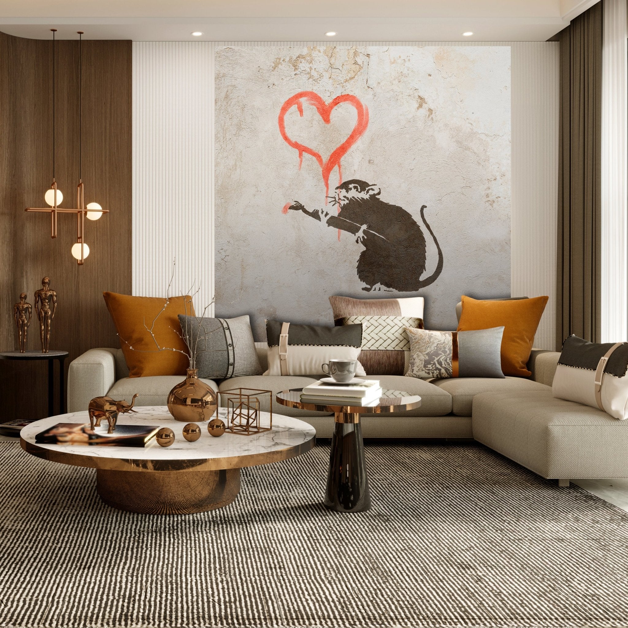 Quadratische Fototapete Banksy Street Art M0073 - Bild 3 Quadratische Fototapete Banksy Street Art M0073 - Bild 3