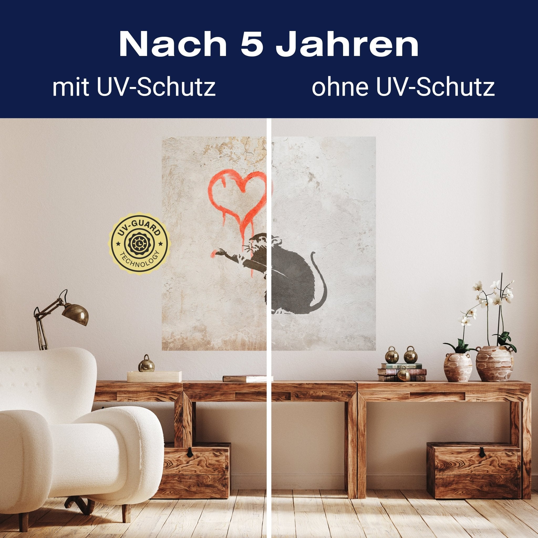 Quadratische Fototapete Banksy Street Art M0073 - Bild 9 Quadratische Fototapete Banksy Street Art M0073 - Bild 9