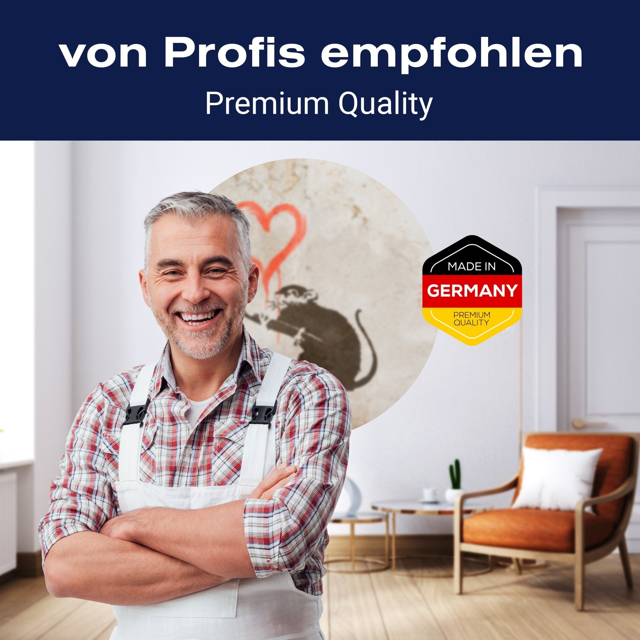 Runde Fototapete Banksy Street Art M0073 - Bild 5 Runde Fototapete Banksy Street Art M0073 - Bild 5