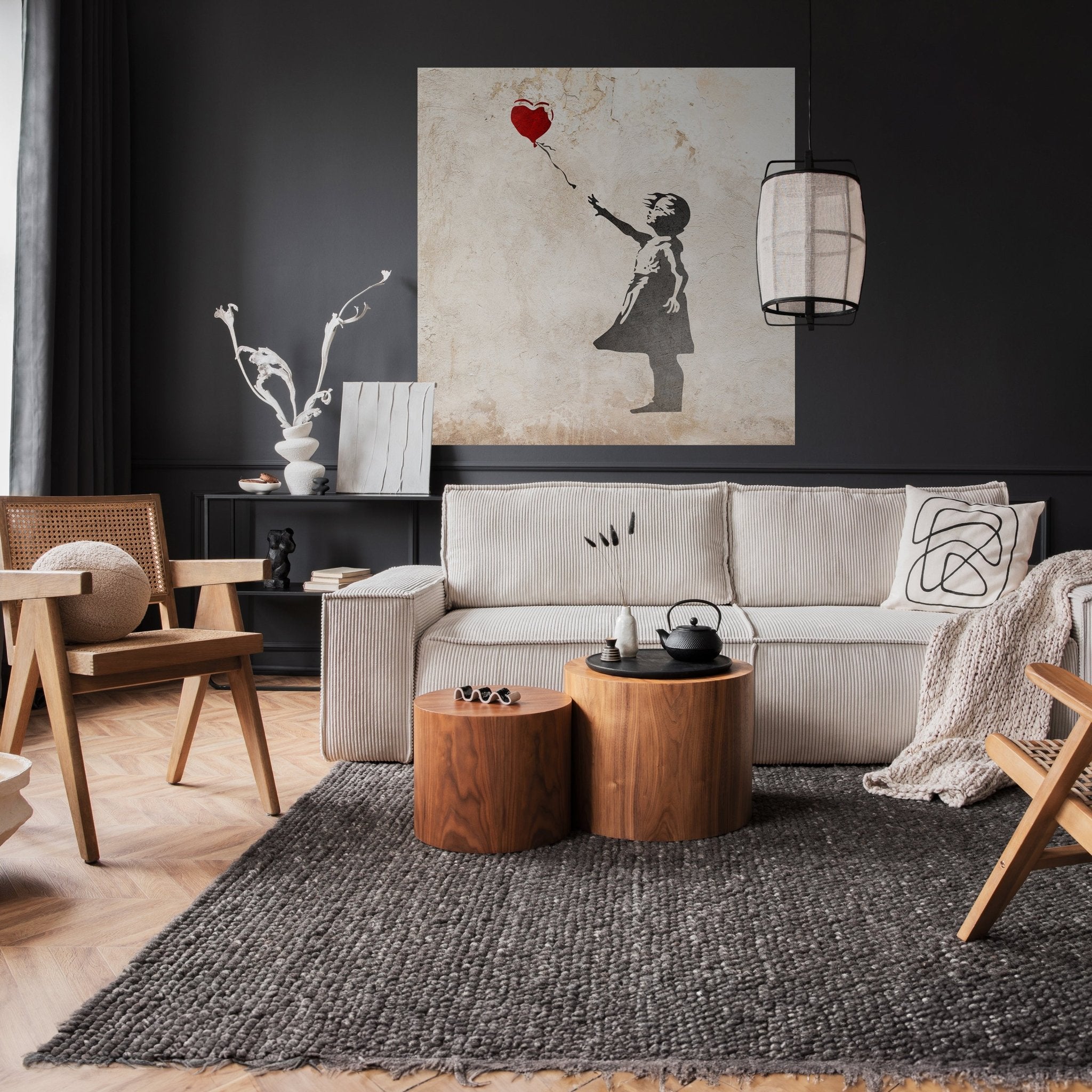 Quadratische Fototapete Banksy Street Art M0074 - Bild 2 Quadratische Fototapete Banksy Street Art M0074 - Bild 2