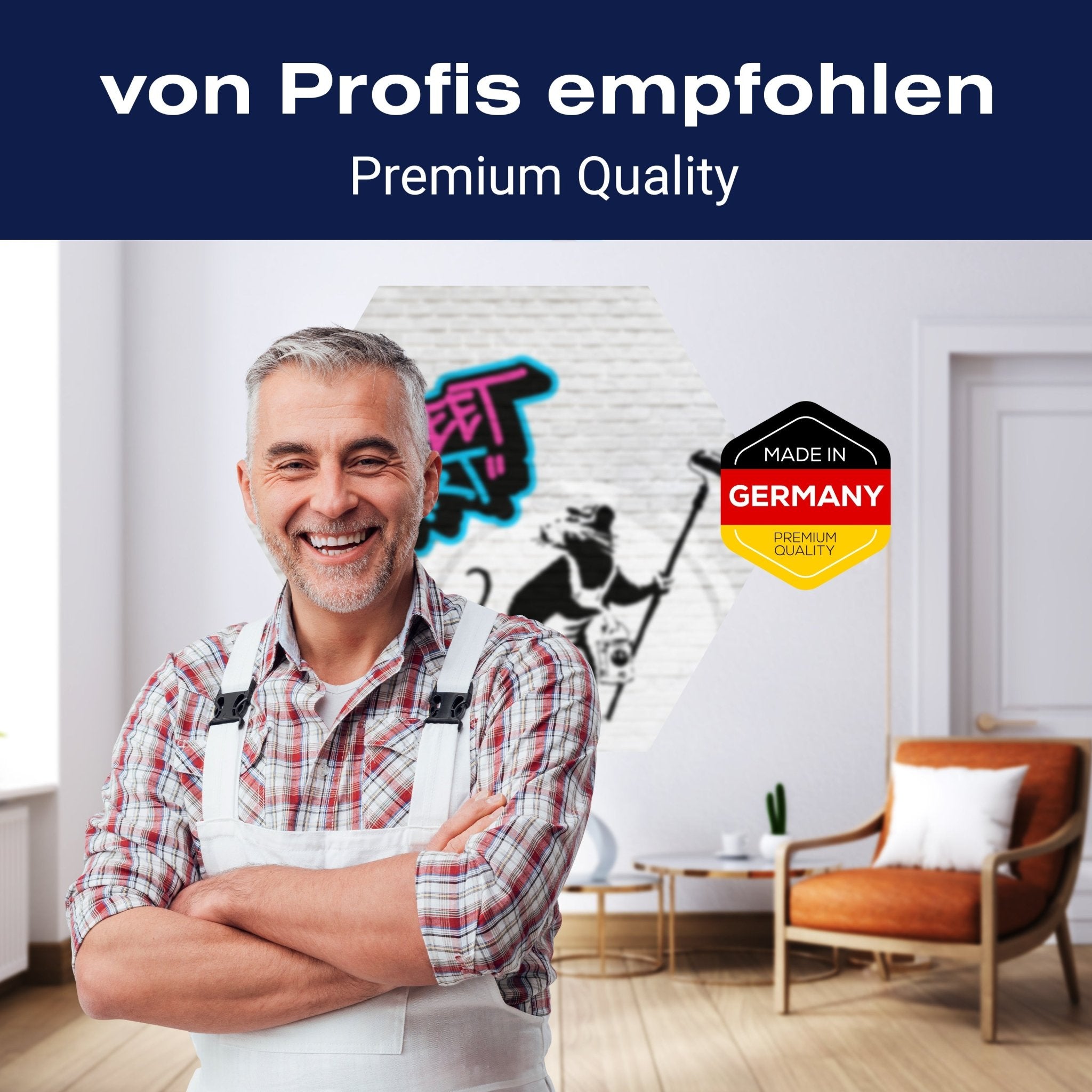 Hexagon-Fototapete Banksy Street Art M0076 - Bild 5 Hexagon-Fototapete Banksy Street Art M0076 - Bild 5