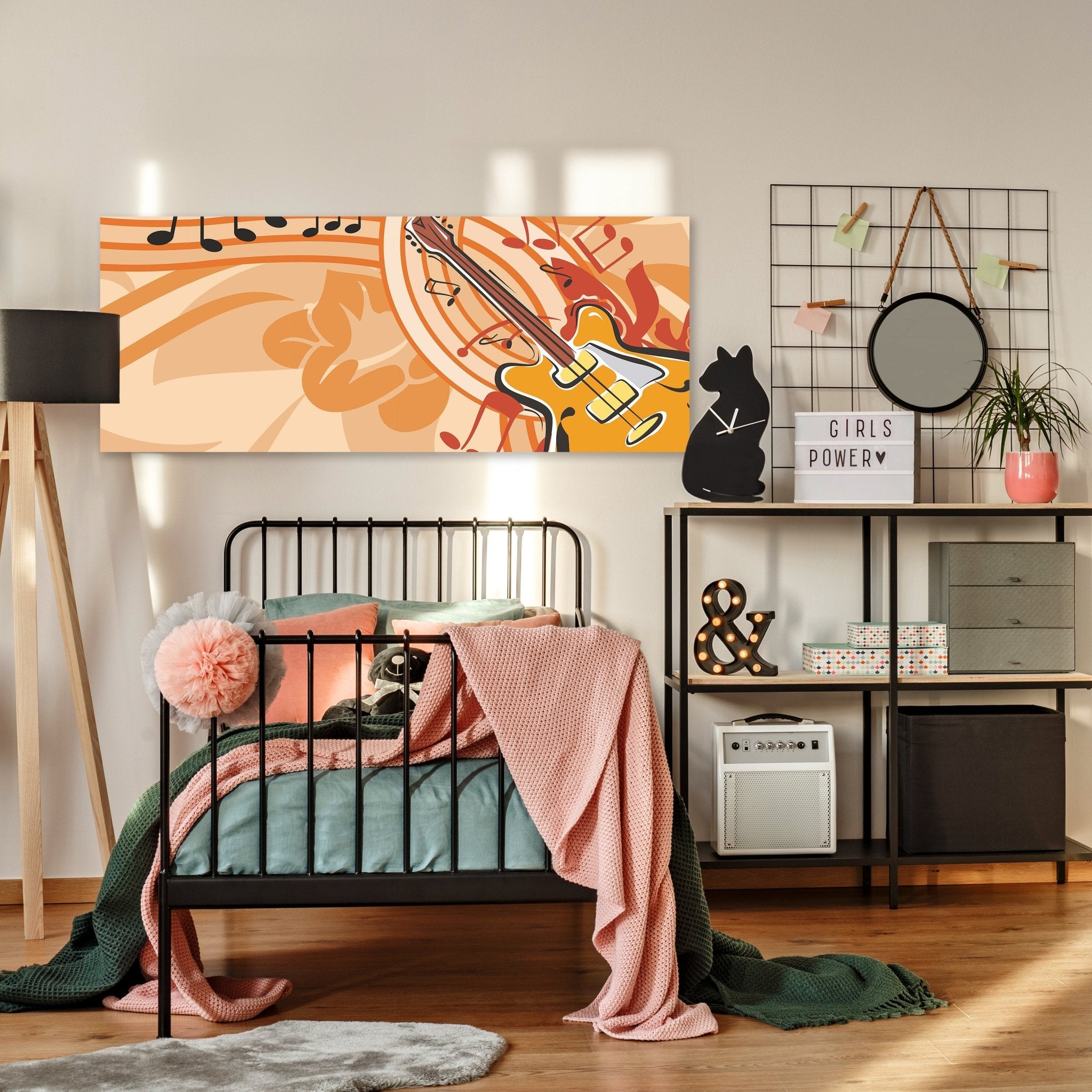 Leinwandbild Musik Gitarre Grunge M0076 kaufen - Bild 3 Leinwandbild Musik Gitarre Grunge M0076 kaufen - Bild 3