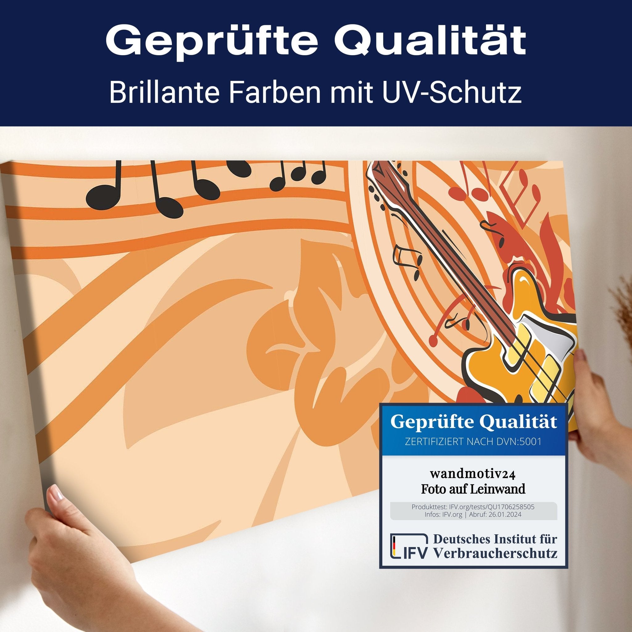 Leinwandbild Musik Gitarre Grunge M0076 kaufen - Bild 4 Leinwandbild Musik Gitarre Grunge M0076 kaufen - Bild 4