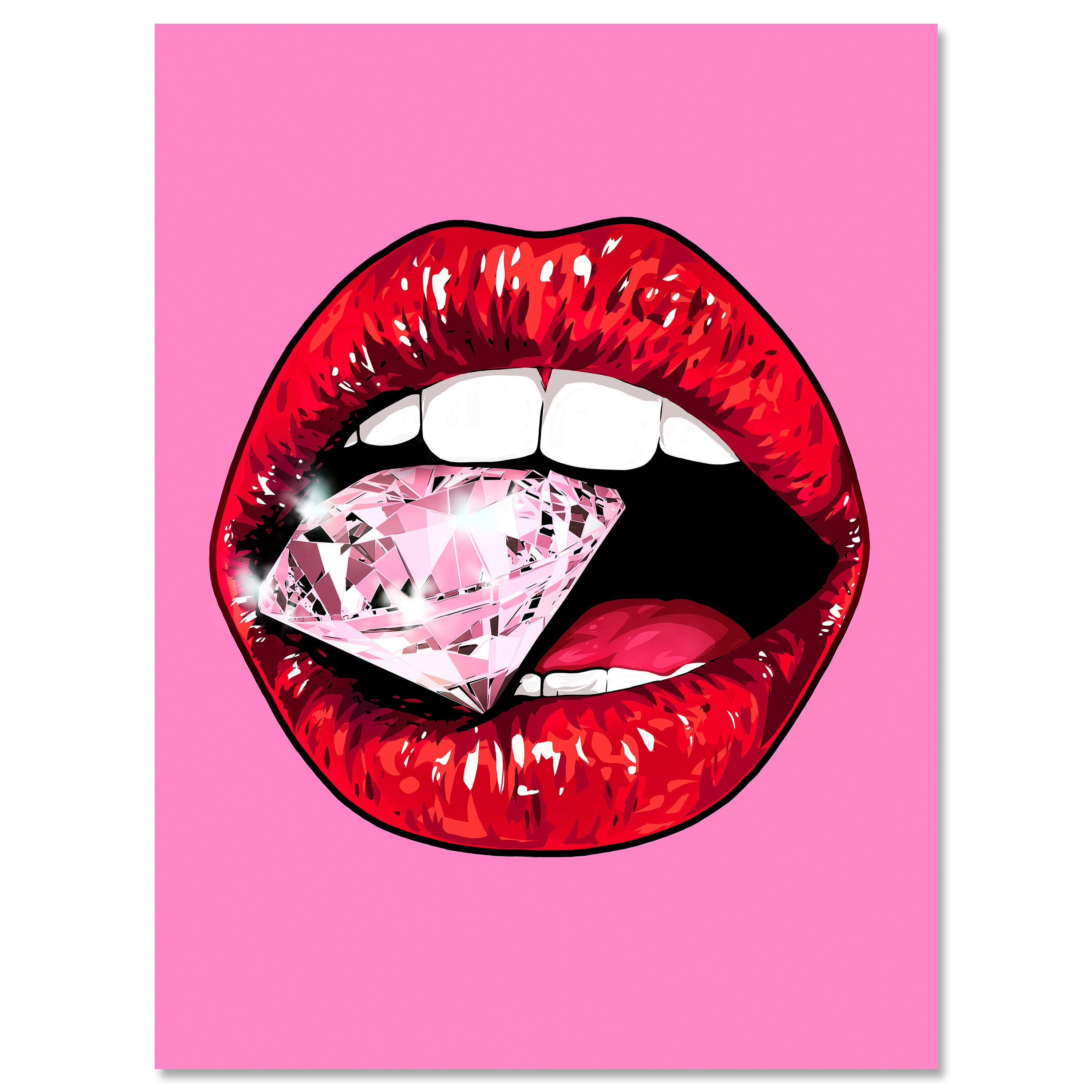Leinwandbild Frauen Lippen M0077 kaufen - Bild 1 Leinwandbild Frauen Lippen M0077 kaufen - Bild 1