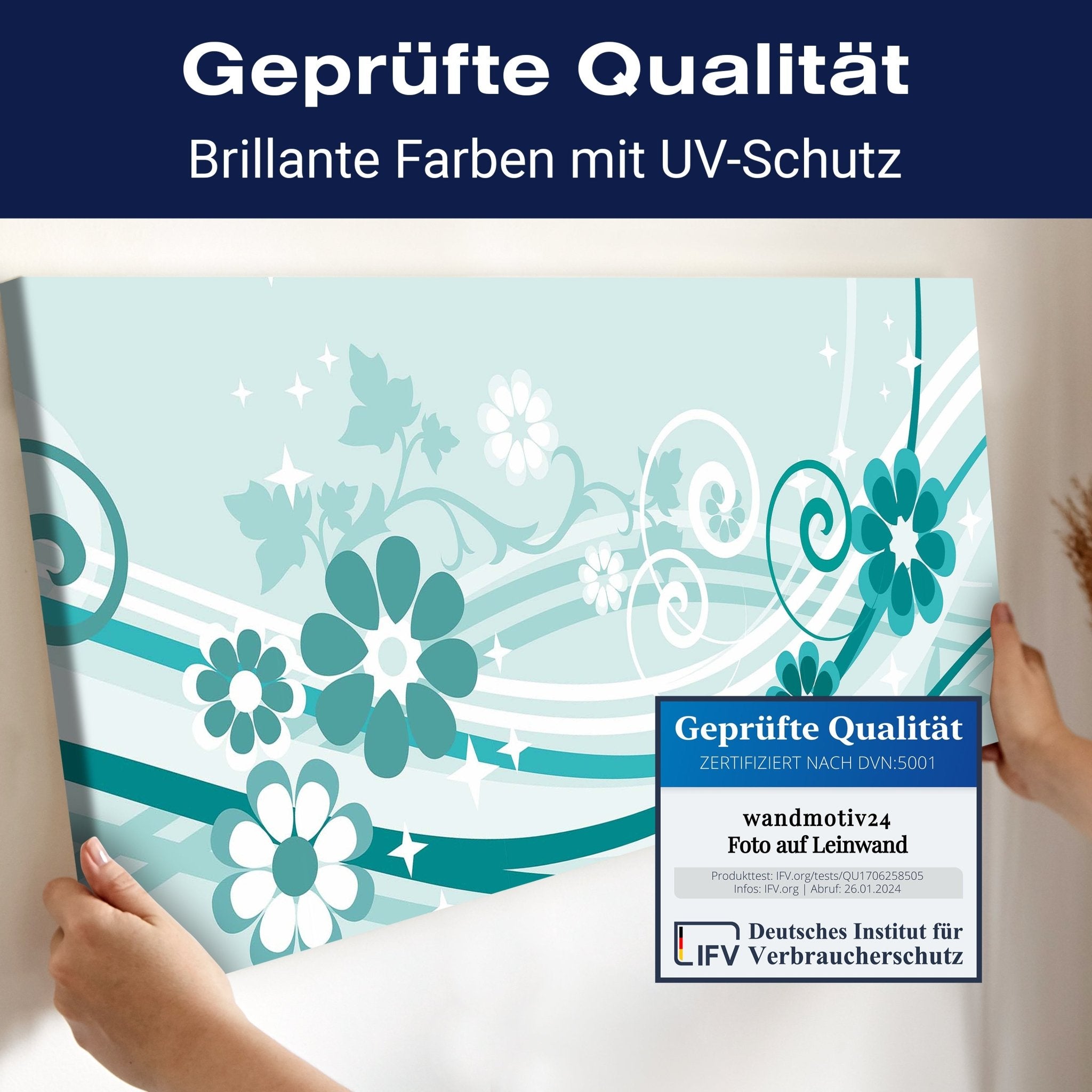 Leinwandbild Lena Blüten M0079 kaufen - Bild 4 Leinwandbild Lena Blüten M0079 kaufen - Bild 4