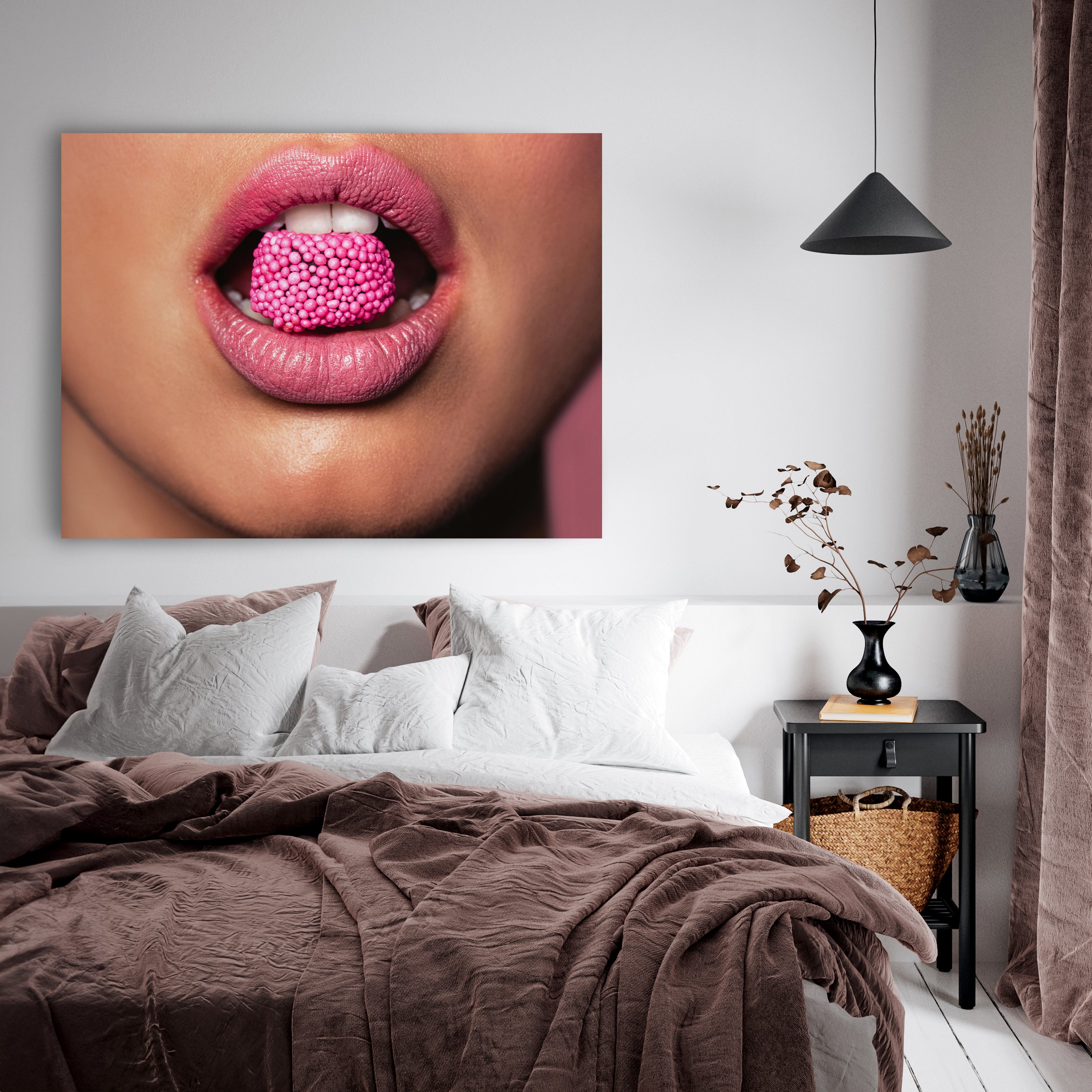 Leinwandbild Frauen Lippen M0080 kaufen - Bild 3 Leinwandbild Frauen Lippen M0080 kaufen - Bild 3
