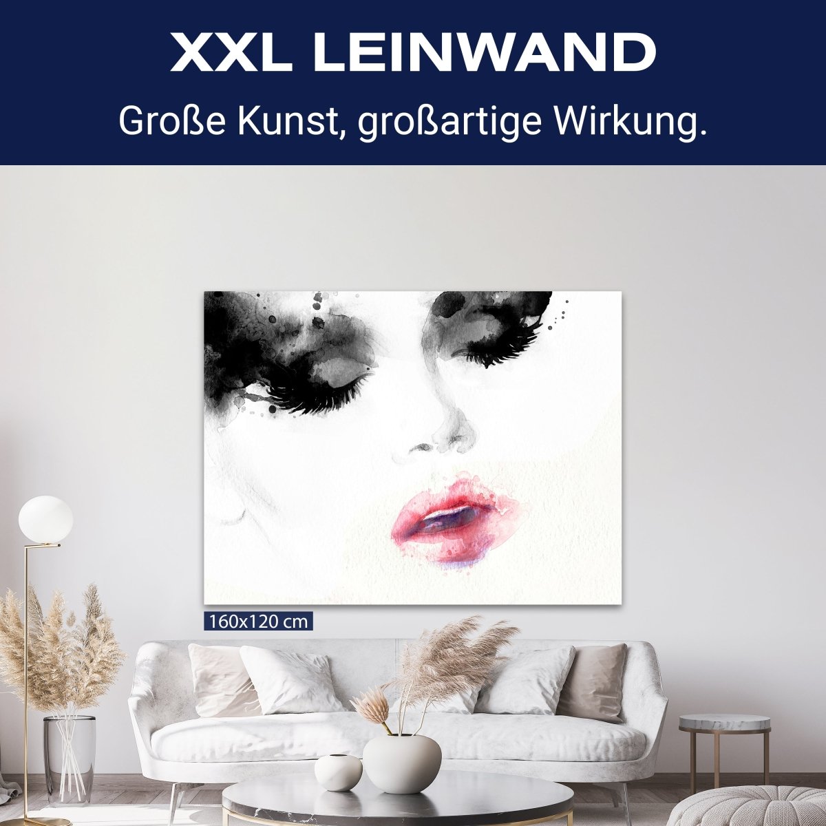Leinwandbild Frauen Lippen M0082 kaufen - Bild 9 Leinwandbild Frauen Lippen M0082 kaufen - Bild 9