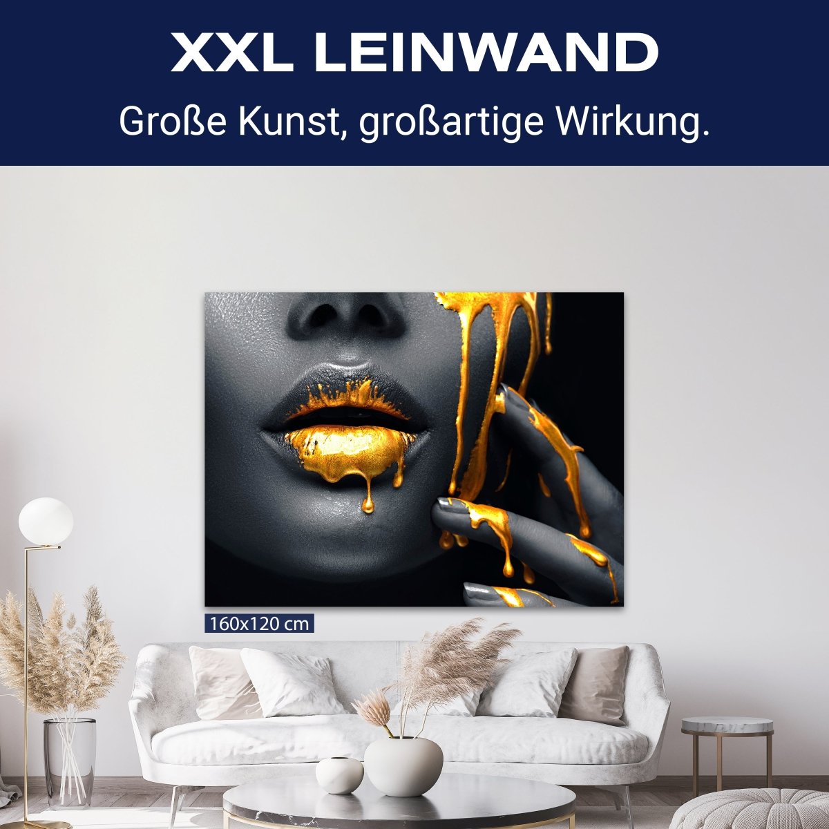 Leinwandbild Frauen Lippen M0086 kaufen - Bild 9 Leinwandbild Frauen Lippen M0086 kaufen - Bild 9