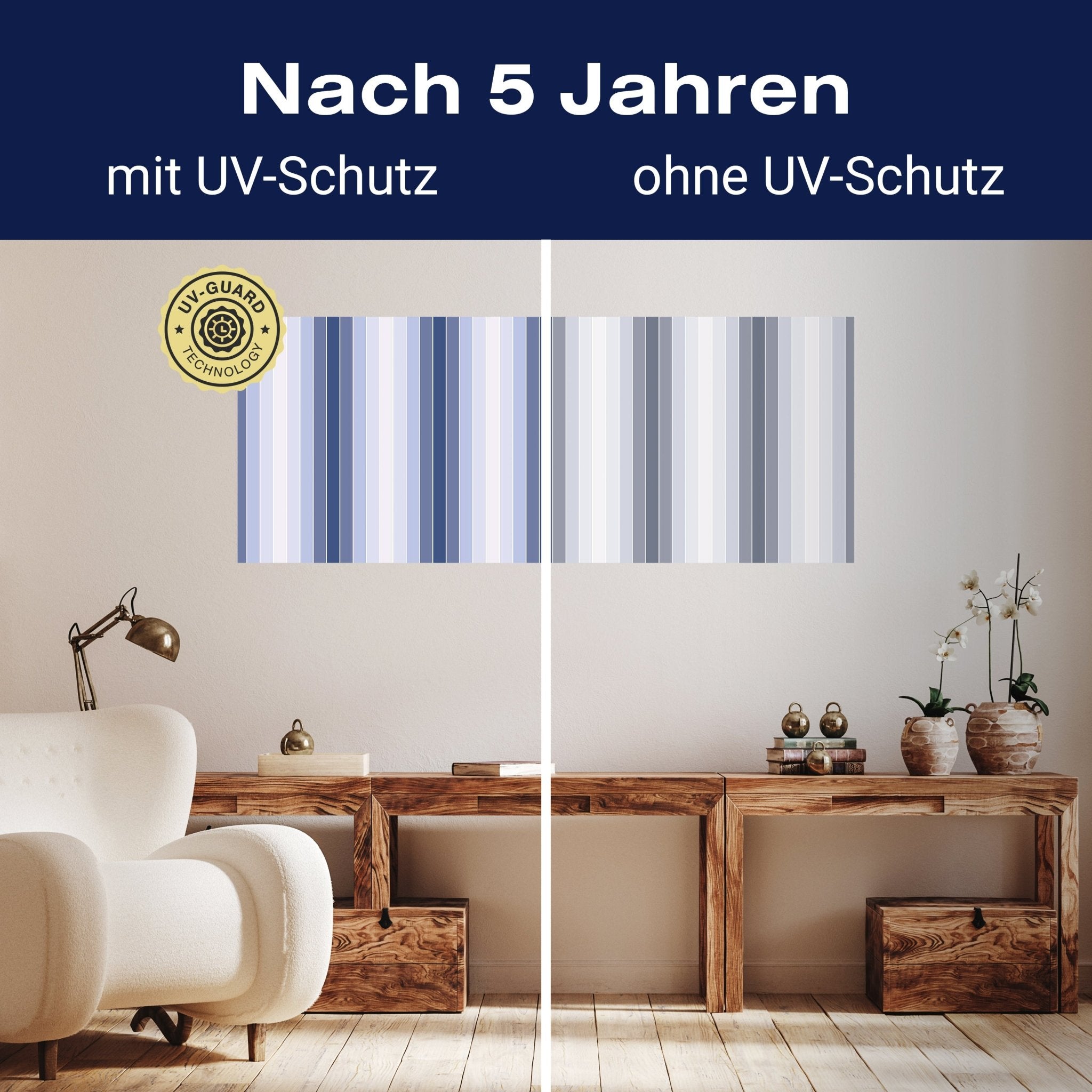 Leinwandbild Mattes Blau Muster M0088 kaufen - Bild 9 Leinwandbild Mattes Blau Muster M0088 kaufen - Bild 9