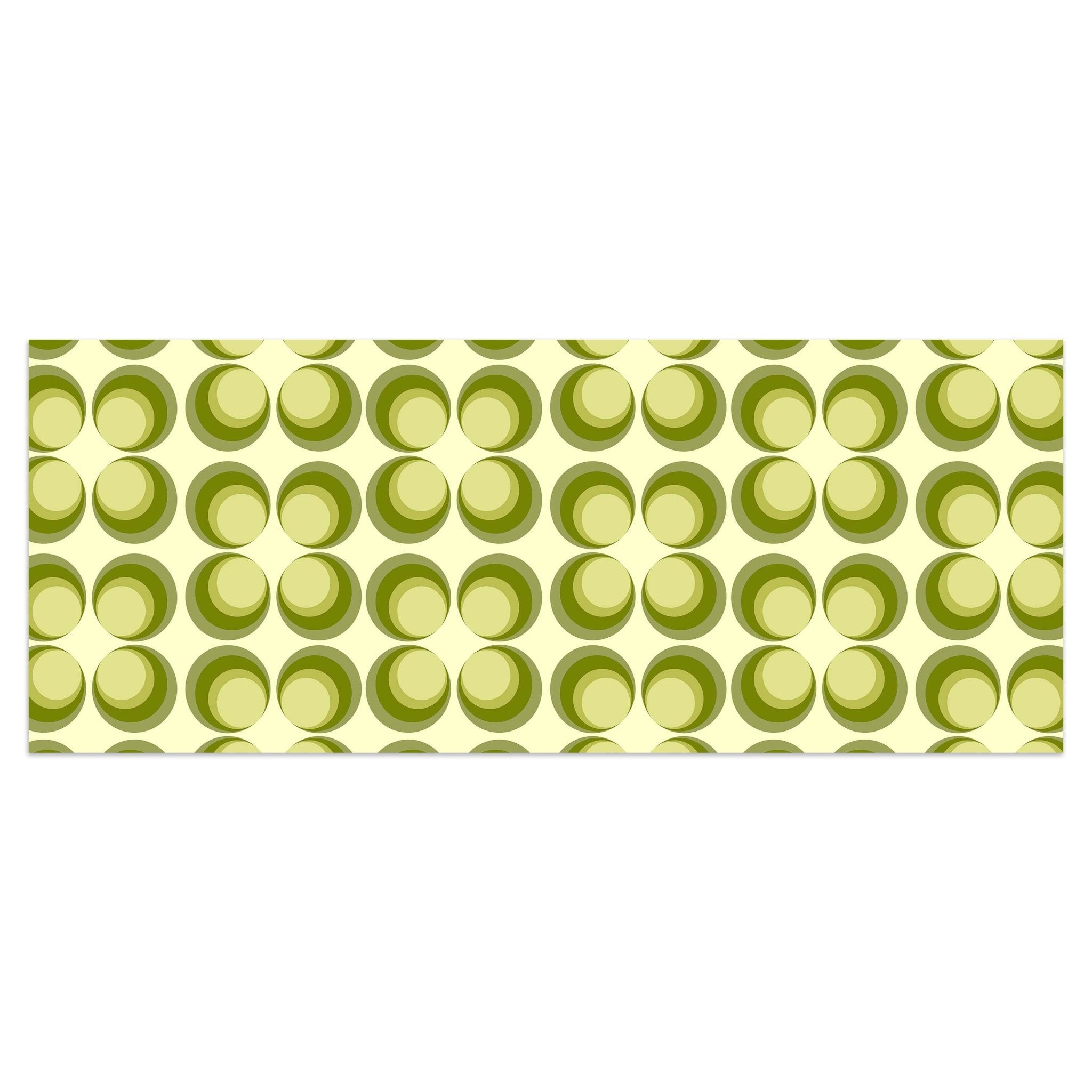 Leinwandbild Retrokreise Grün M0097 kaufen - Bild 1 Leinwandbild Retrokreise Grün M0097 kaufen - Bild 1