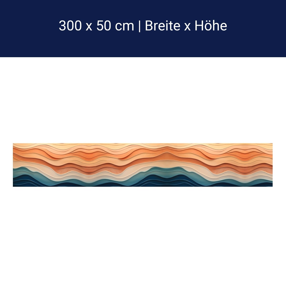 Panorama-Fototapete Holz Wellen M0101 Panorama-Fototapete Holz Wellen M0101