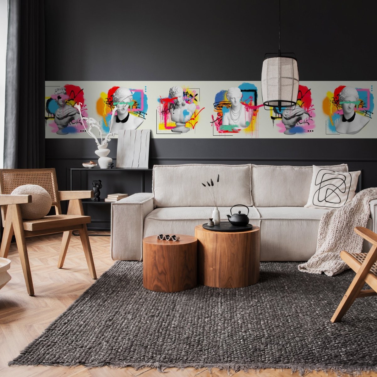 Panorama-Fototapete Abstrakte Plastiken M0105 - Bild 2 Panorama-Fototapete Abstrakte Plastiken M0105 - Bild 2